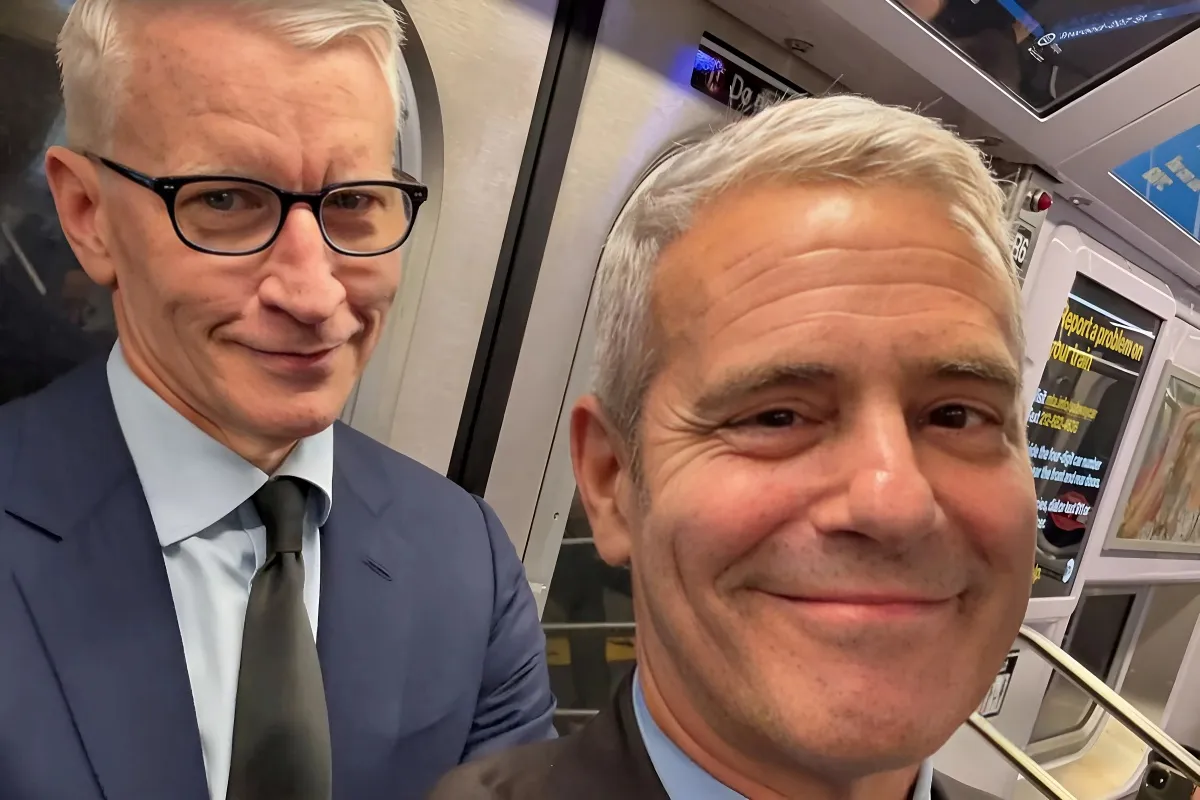 Star-Studded Subway Selfie: Andy Cohen and Anderson Cooper Headline the Latest Celeb Snaps! - lulu