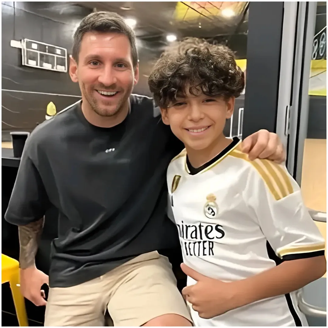 El Encuentro Inesperado de un Fan del Real Madrid con Lionel Messi: Una Lección de Humildad