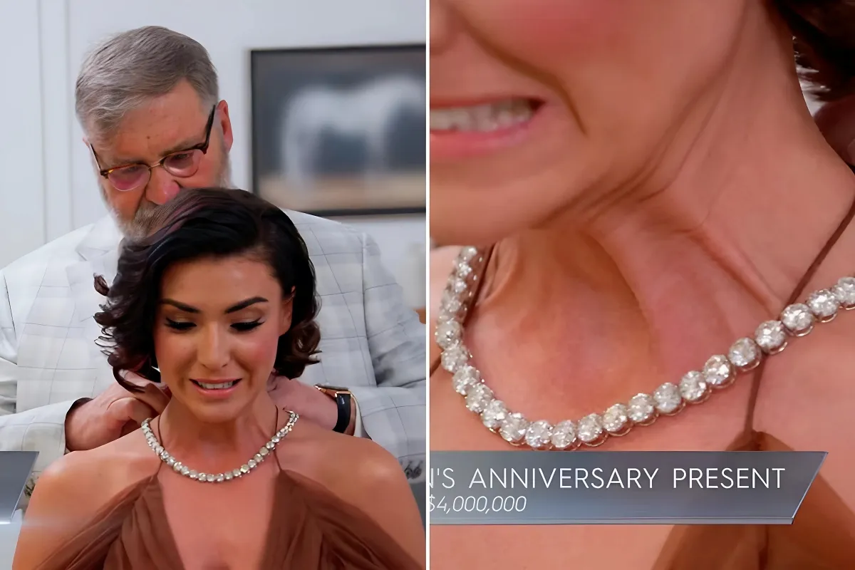 Get a Close-Up Look at Bronwyn Newport’s $4M Anniversary Necklace from Husband Todd