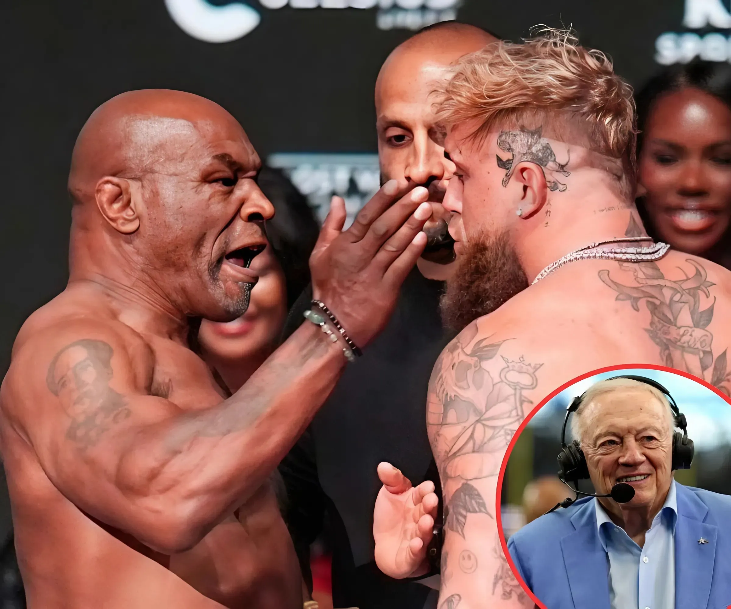 Jerry Jones, Cowboys Under Fire After Stadium Decision for Mike Tyson-Jake Paul Fight