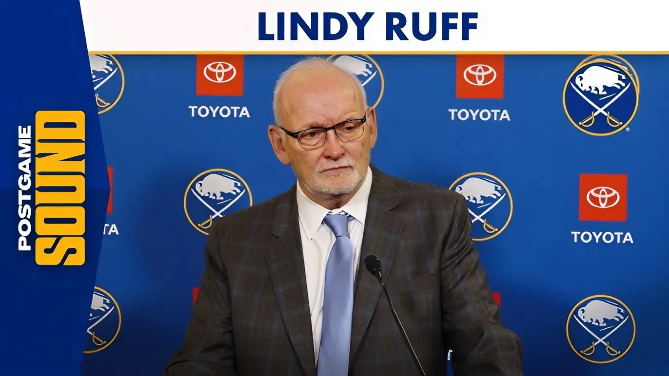 “Overcome Tough Moments” | Buffalo Sabres Coach Lindy Ruff After Defeating St. Louis Blues In OT