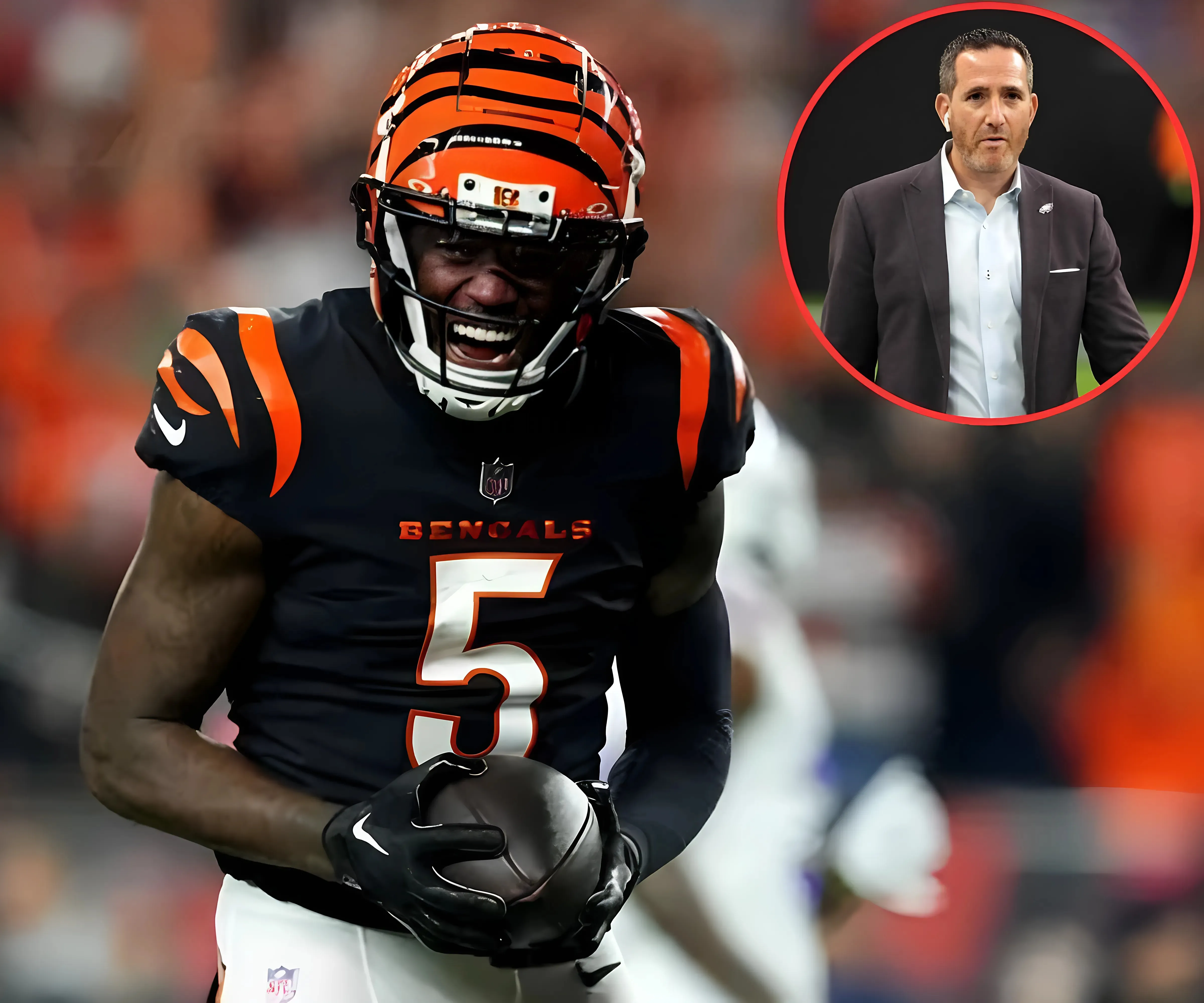 The $21 Million Star of the Bengals May Leave Cincinnati to Join the Eagles, Stirring Up the Sports Community - suong