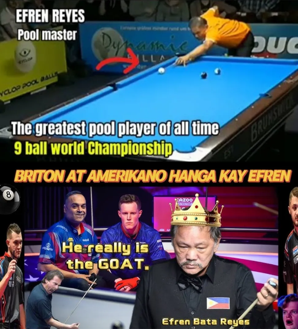 A Class That Everyone Must Admit: Billiards' Young Generation Unanimously Praises Efren Reyes as GOAT