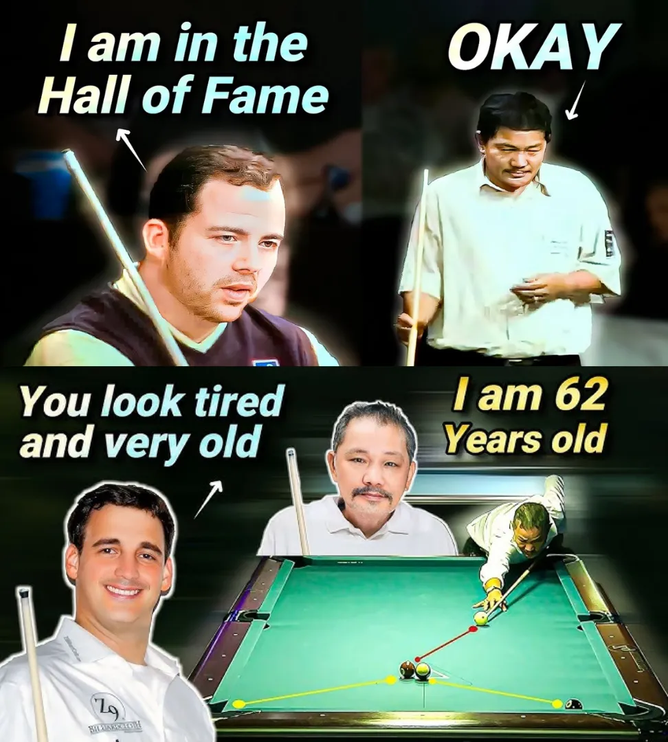 What the hell!!!! How dare he do that: This Famous Pool Star Thought He Could Outdo The Legend Efren Reyes And He Was Finally In Tears