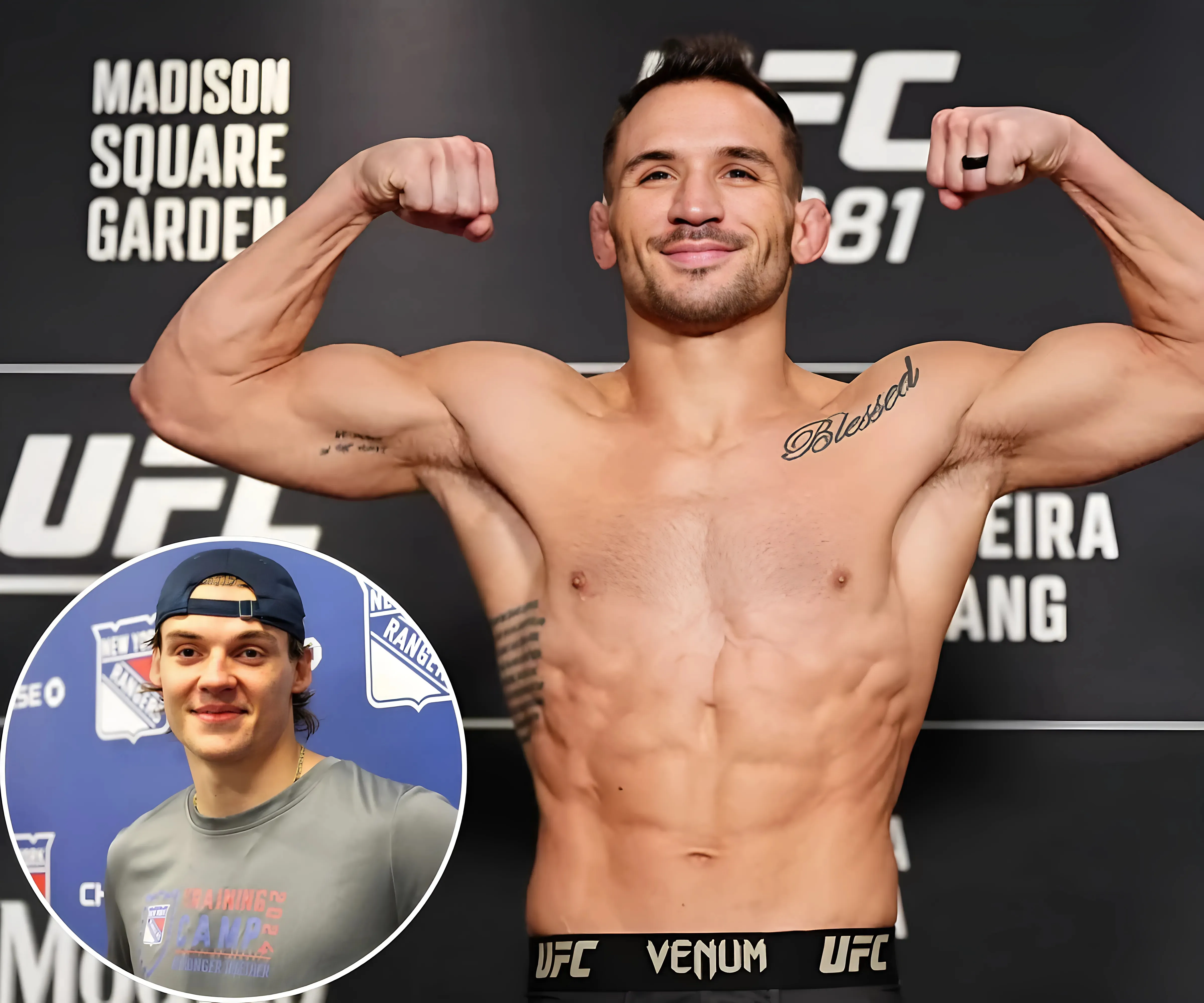 UFC Star Micheal Chandler sends New York Rangers rookie a shocking message