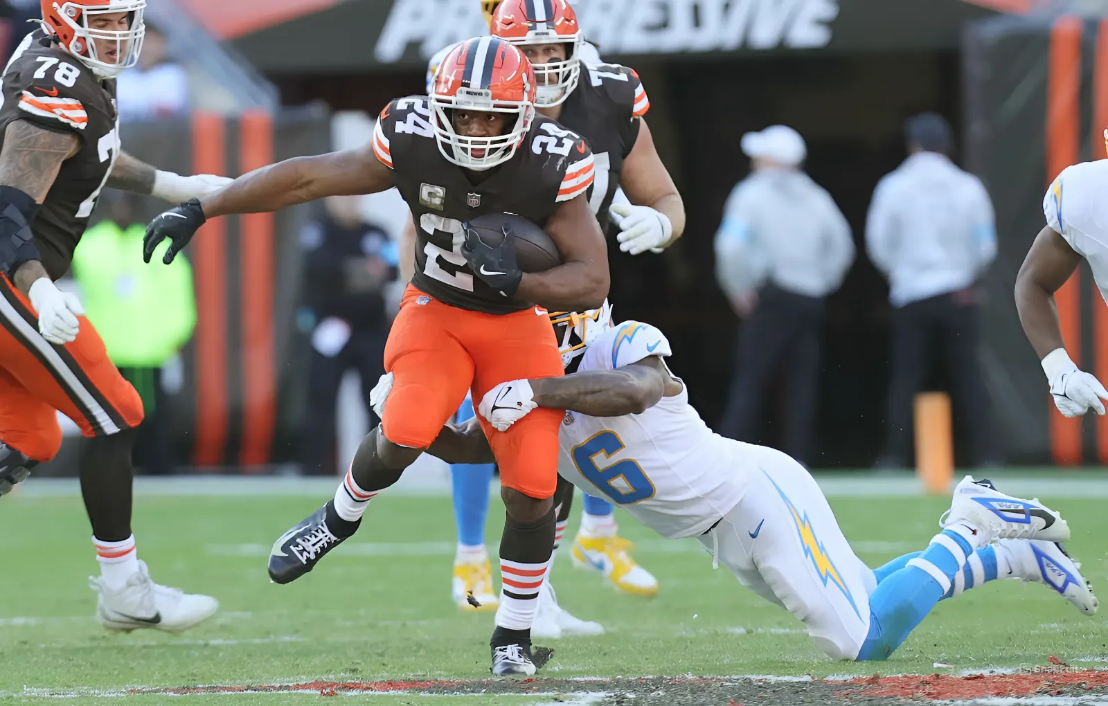 Nick Chubb Predicted to Bolt Browns for Elite AFC Rival