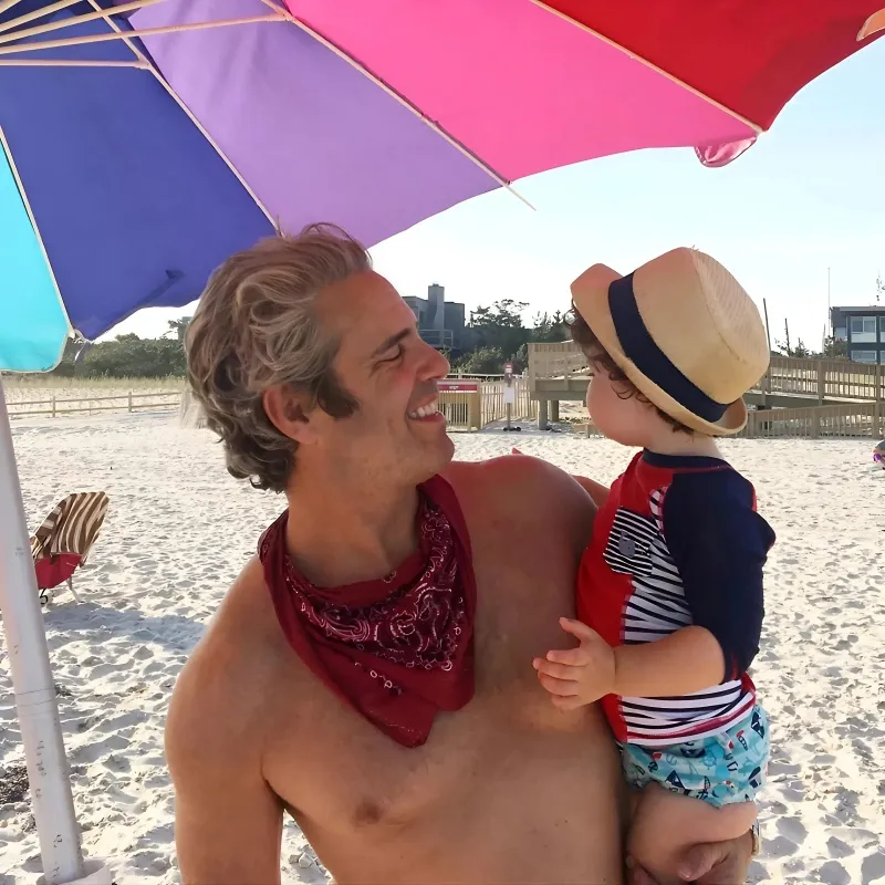 RHONY Stars Dorinda and Luann Admire Andy Cohen's Beach Day Bond with Son Ben in Heartwarming Snapshot - lulu