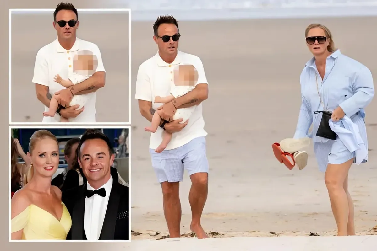 I’m A Celeb’s Ant McPartlin celebrates his 49th birthday on the beach with baby son Wilder and wife Anne-Marie ngocc