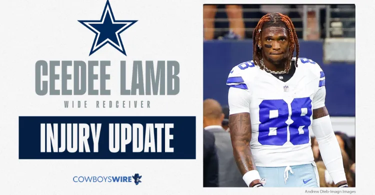 Is CeeDee Lamb playing today? Injury news update for Cowboys wide receiver