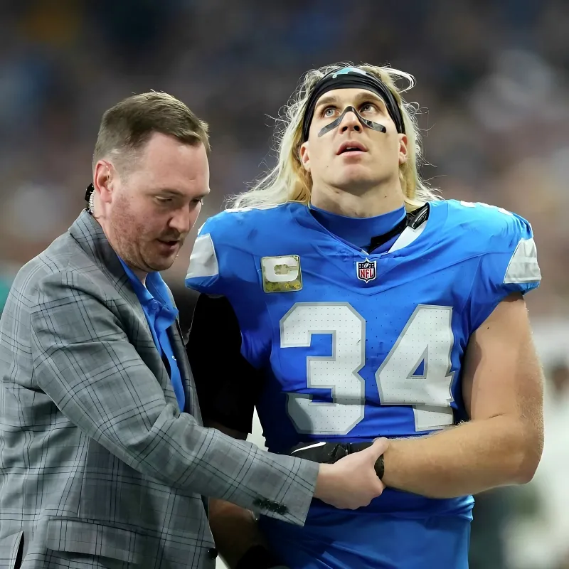 Detroit Lions lose starting LB Alex Anzalone for 6 to 8 weeks with broken forearm