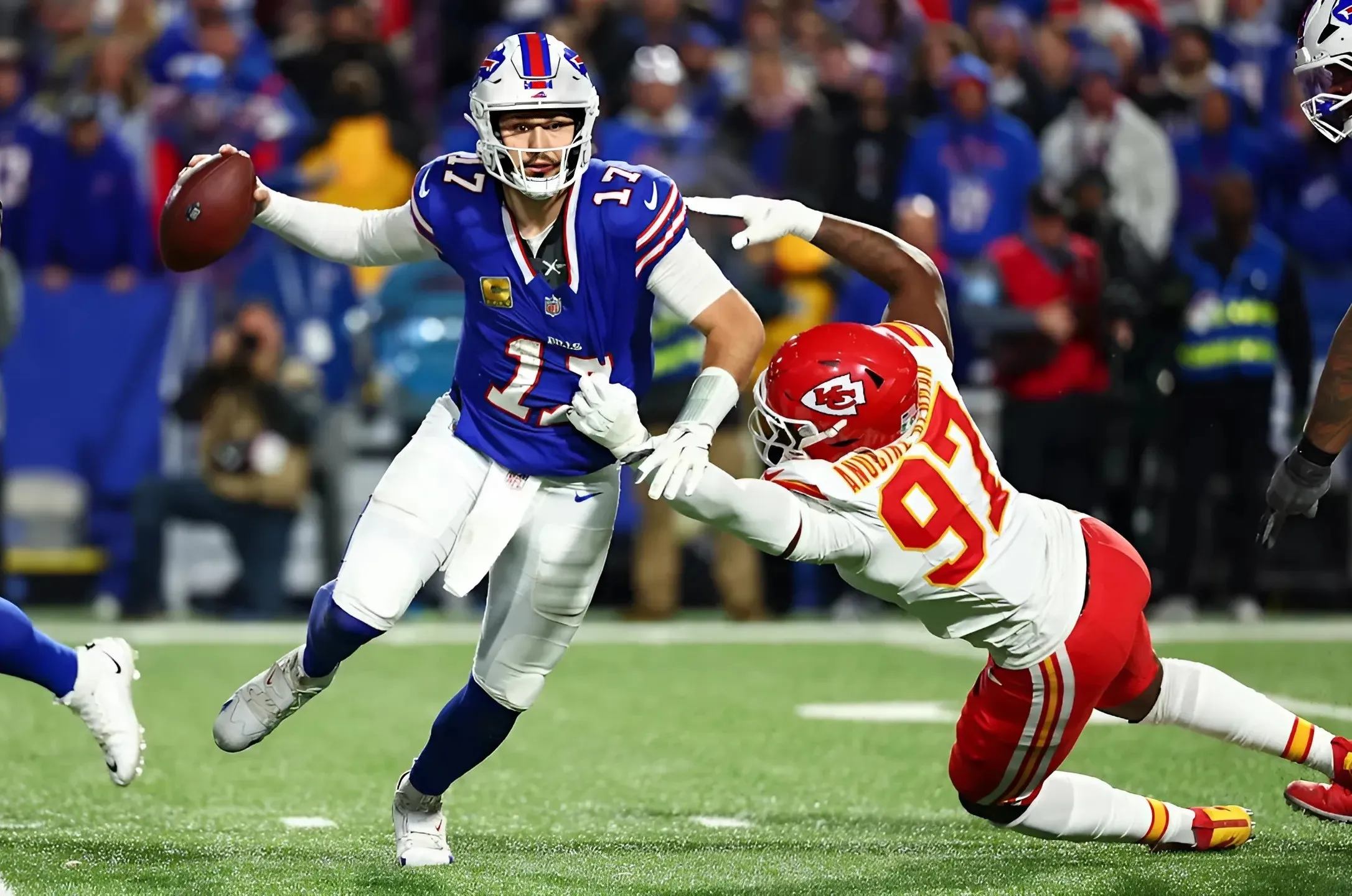 Slow-Mo Video of Josh Allen's Crucial Touchdown vs. Chiefs Leaves Fans in Disbelief