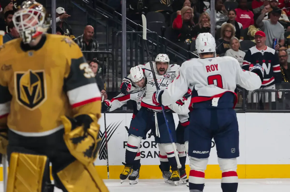 Alex Ovechkin up to 866 career goals after scoring hat trick helps Caps beat Golden Knights 5-2, now 28 away from Wayne Gretzky