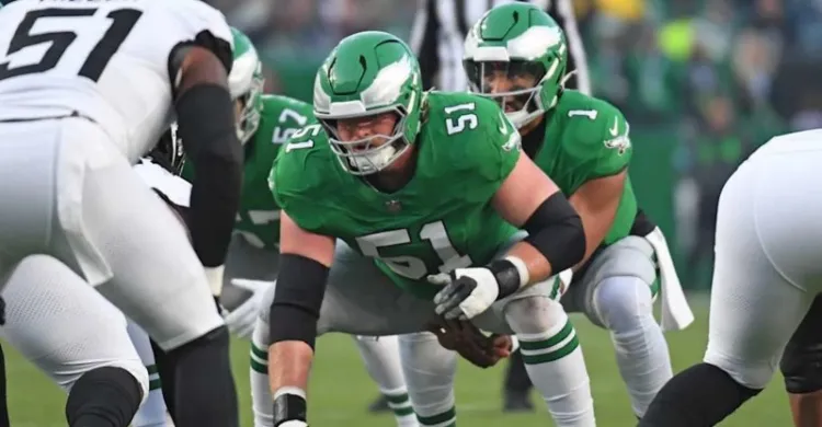 Eagles Doing Just Fine On Offensive Line After Jason Kelce Retired