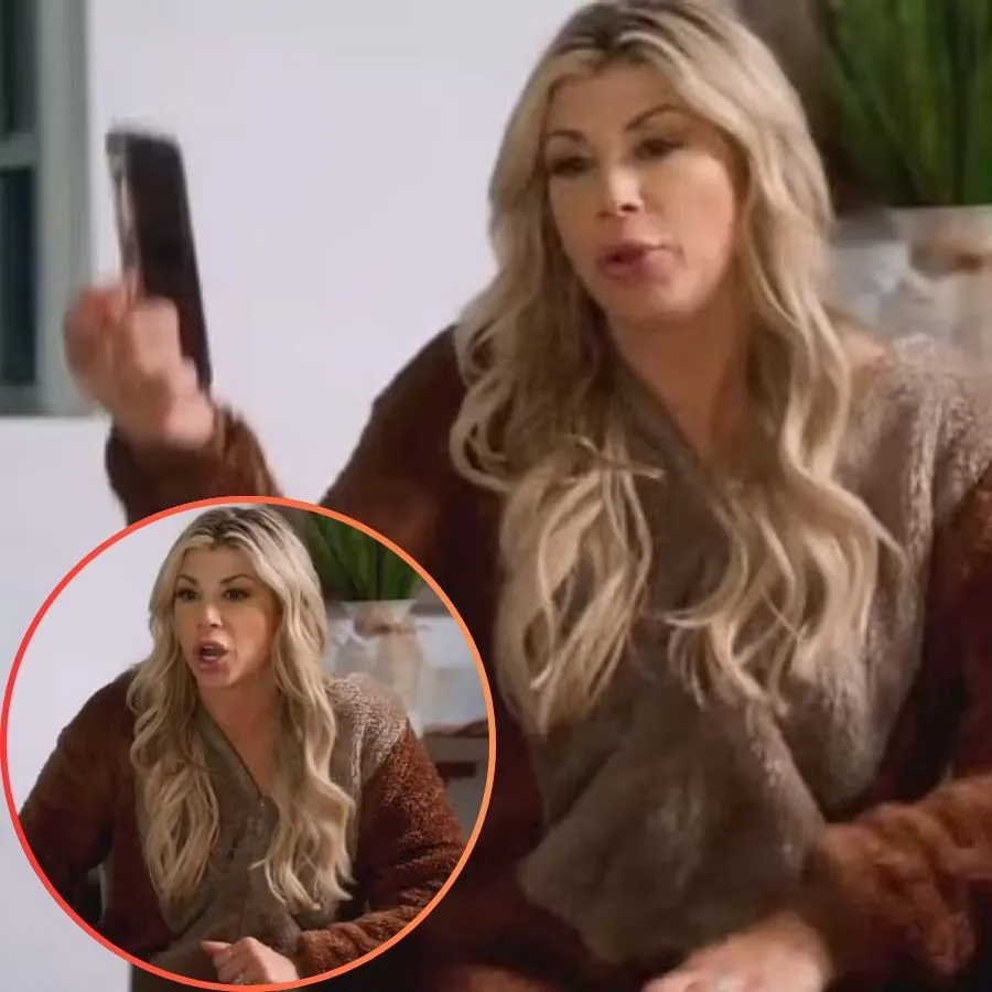 Alexis Bellino explodes, smashes a glass, and demands $250,000 from the person who insulted her in a restaurant, causing chaos in the room