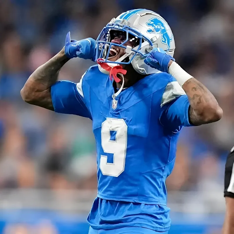 Jameson Williams faces another NFL punishment after X-rated touchdown celebration in Detroit Lions mauling