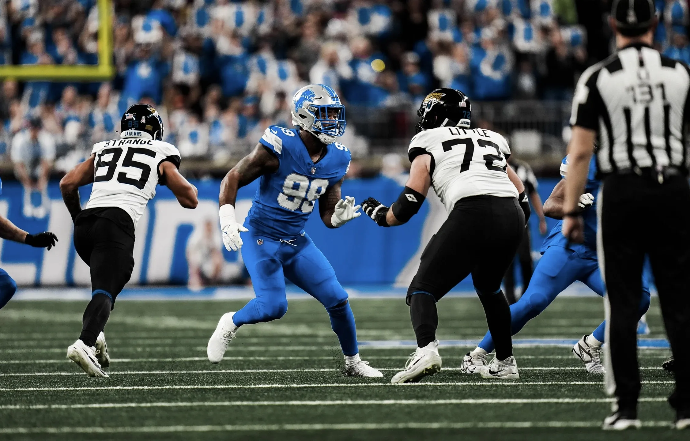 Lions coach Campbell on Za'Darius Smith's debut: 'I think he fits right in with us'