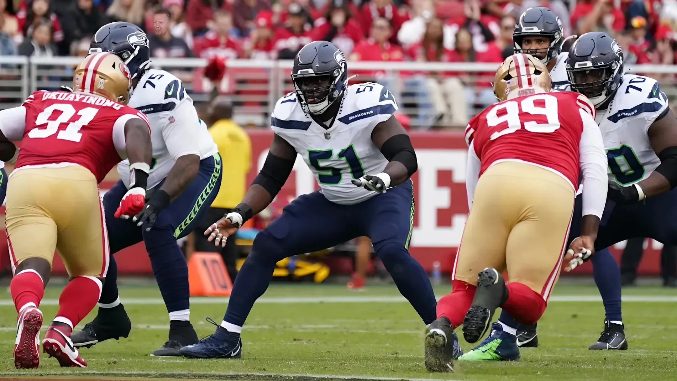 Seahawks' Olu Oluwatimi, Abraham Lucas Impress in Season Debuts