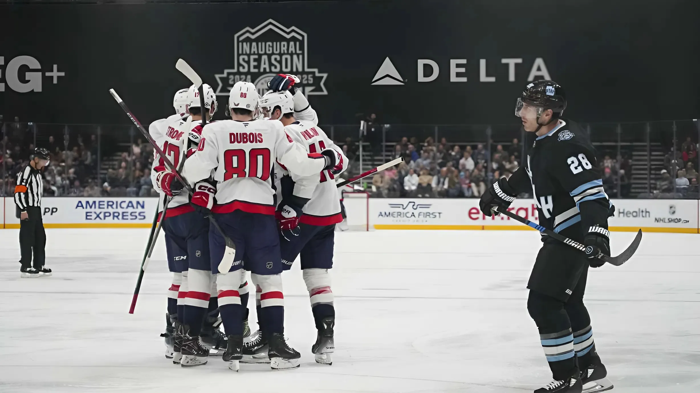 Alex Ovechkin scores two then gets hurt as Caps beat Utahns 6-2