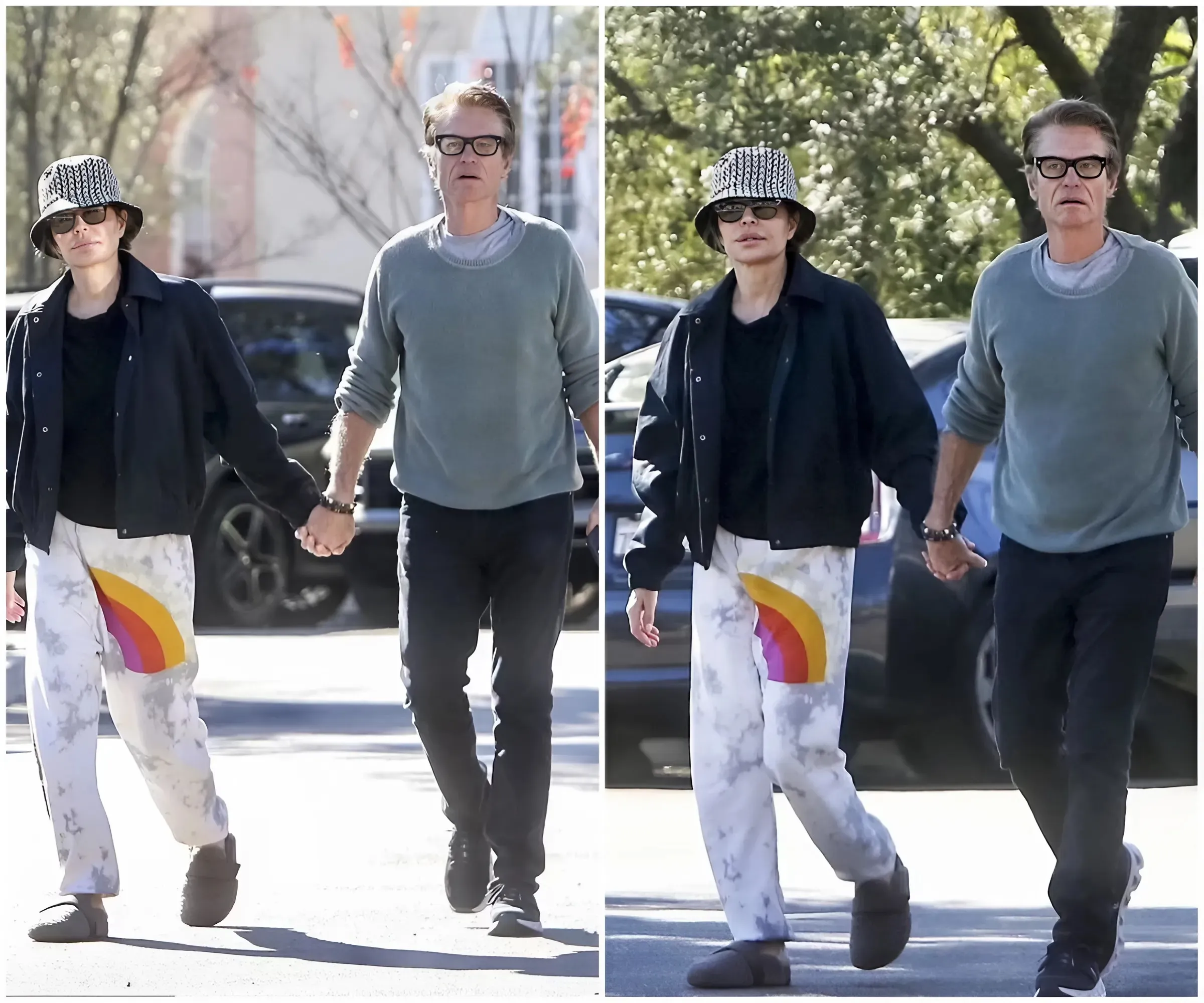 Lisa Rinna goes casual on romantic LA lunch date with husband of nearly three decades Harry Hamlin