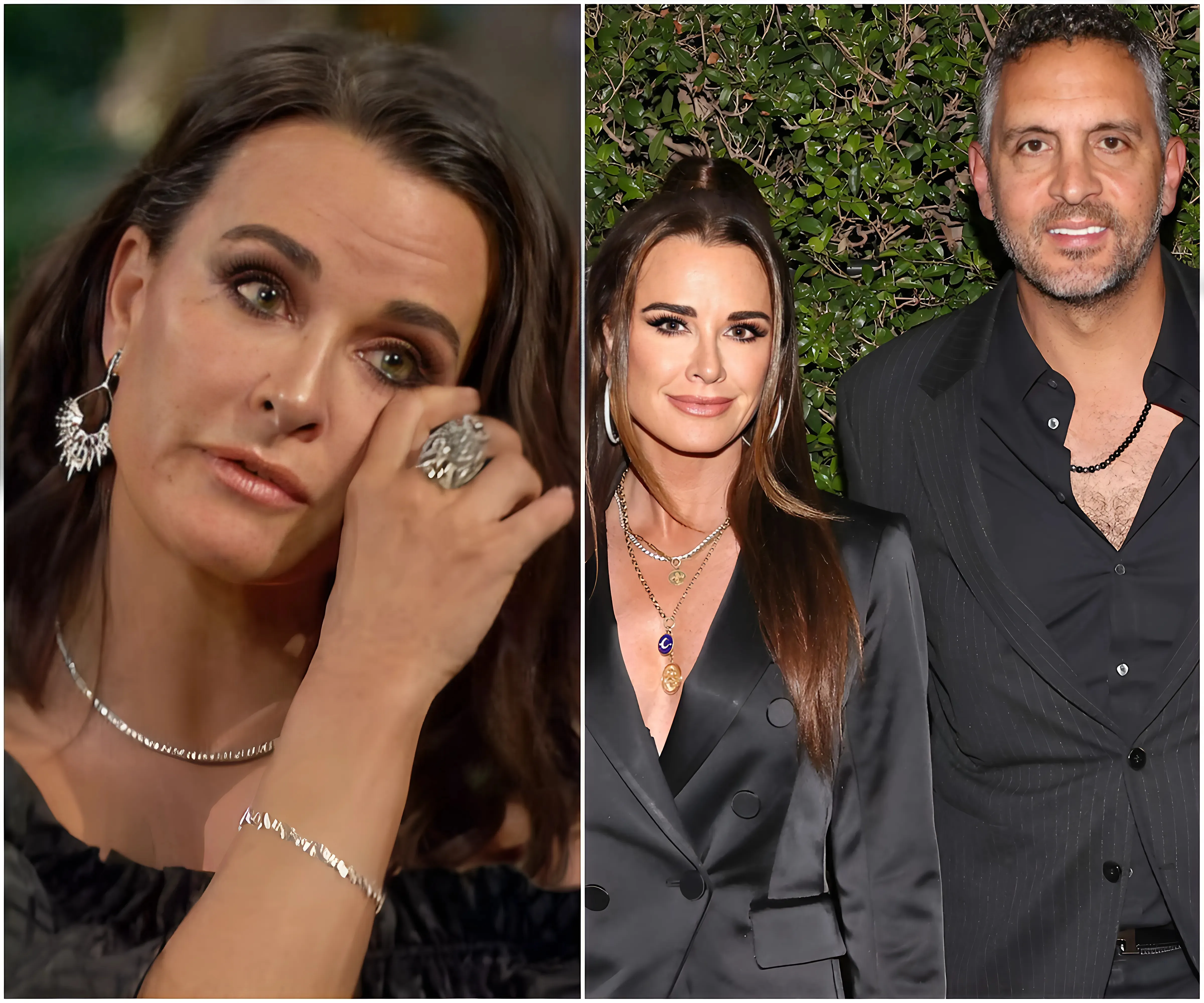 Kyle Richards sheds tears after Mauricio Umansky moves out in RHOBH premiere