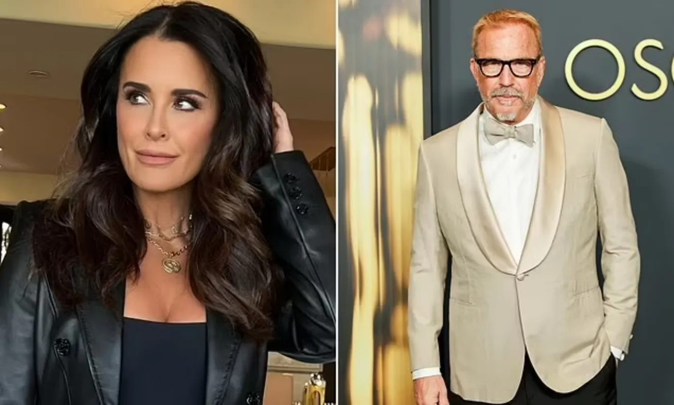 Kyle Richards reacts to castmate's bombshell claim she tried to 'hook up' with Kevin Costner in Aspen