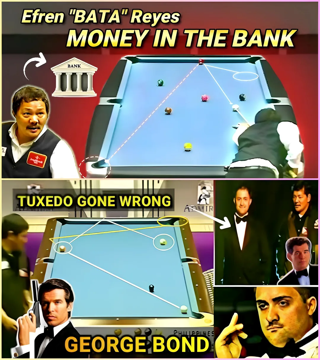 🤯🎱 Unbelievable Highlight! Efren Reyes Confronts "James Bond" of Billiards Village Just Because of a Wrong Invitation! Maybe this is an attractive plot to defeat him?