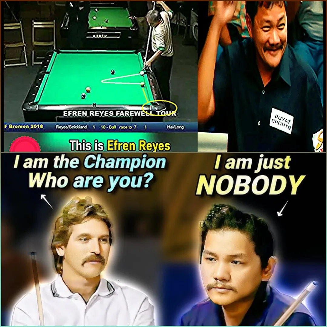 Shocking: Efren "Bata" Reyes Bends the Cue Ball Like Magic – King Class!