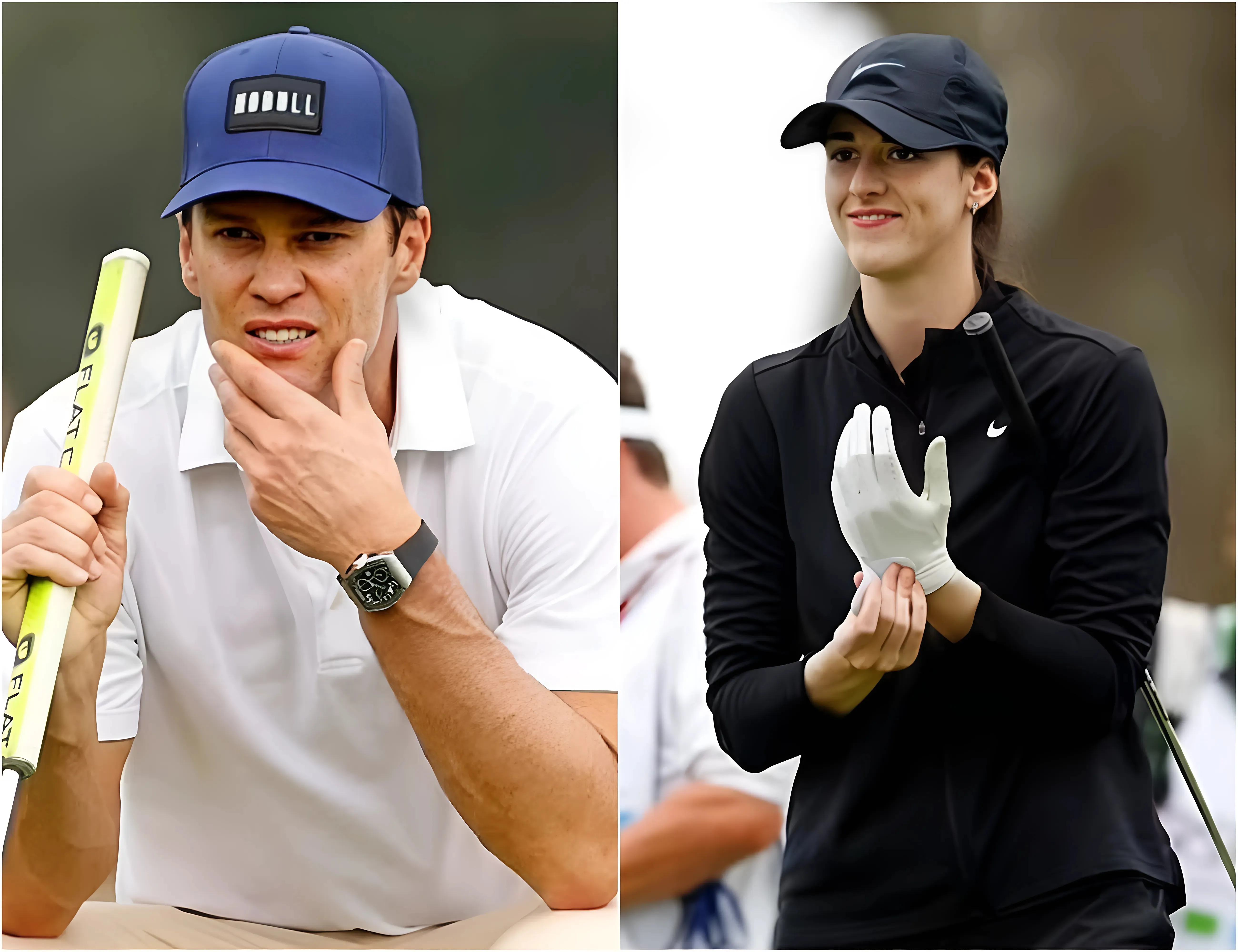 Tom Brady tees off alongside Caitlin Clark in RSM Classic Pro-Am in Georgia