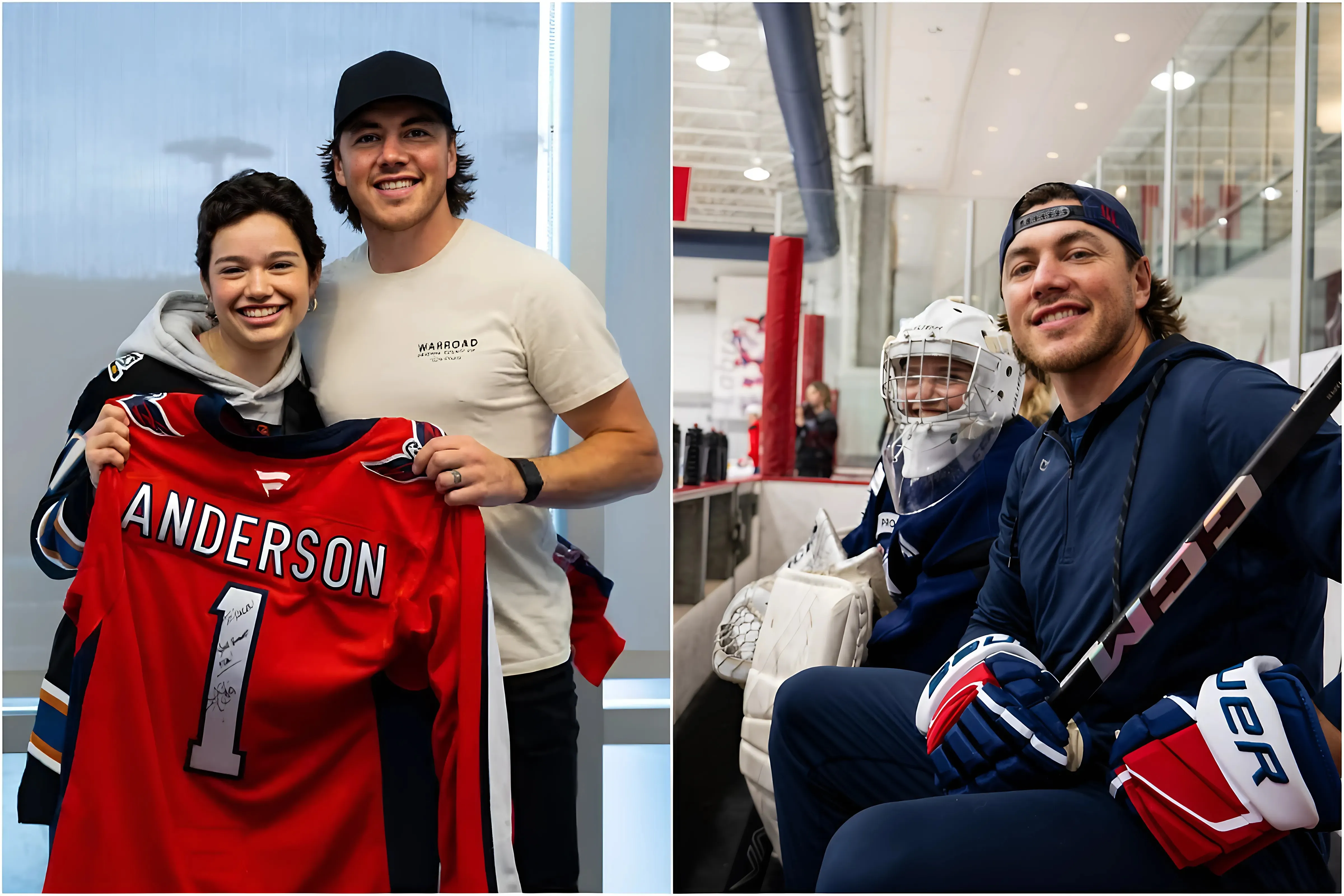 Young Washington Capitals fan surprised with team visit courtesy of Make-A-Wish trucc