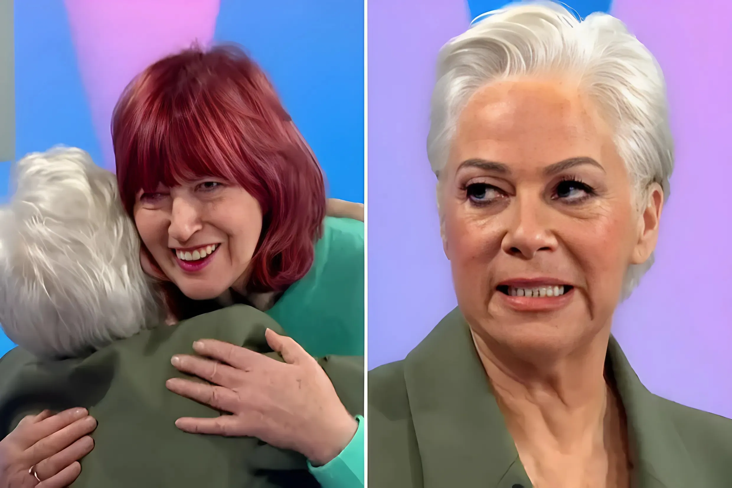 Moment Loose Women rush to comfort Denise Welch as she gives health update trucc