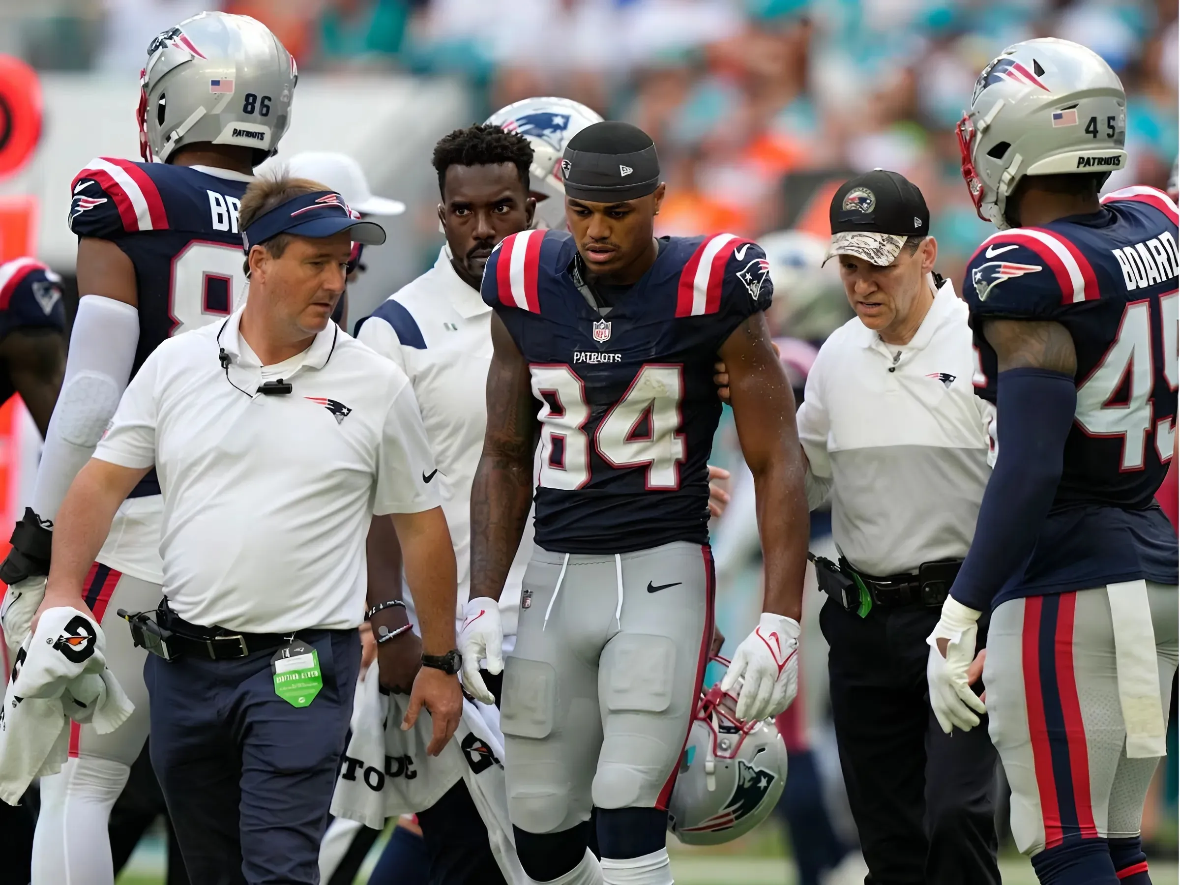 Why does Kendrick Bourne want a word with the Dolphins’ stadium turf?