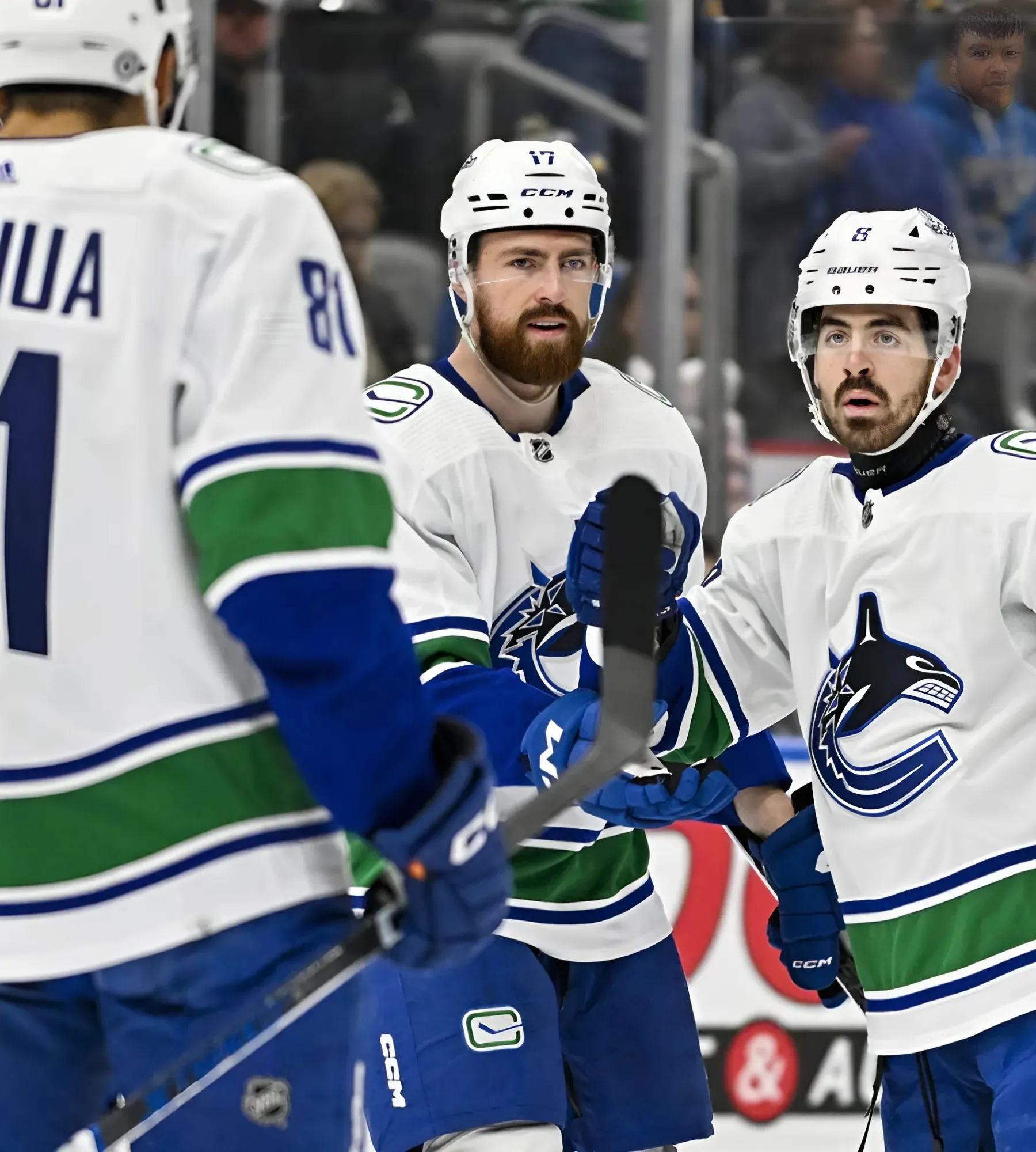 Scenes from practice: Hronek and Garland absent as Canucks prepare for six-game road trip