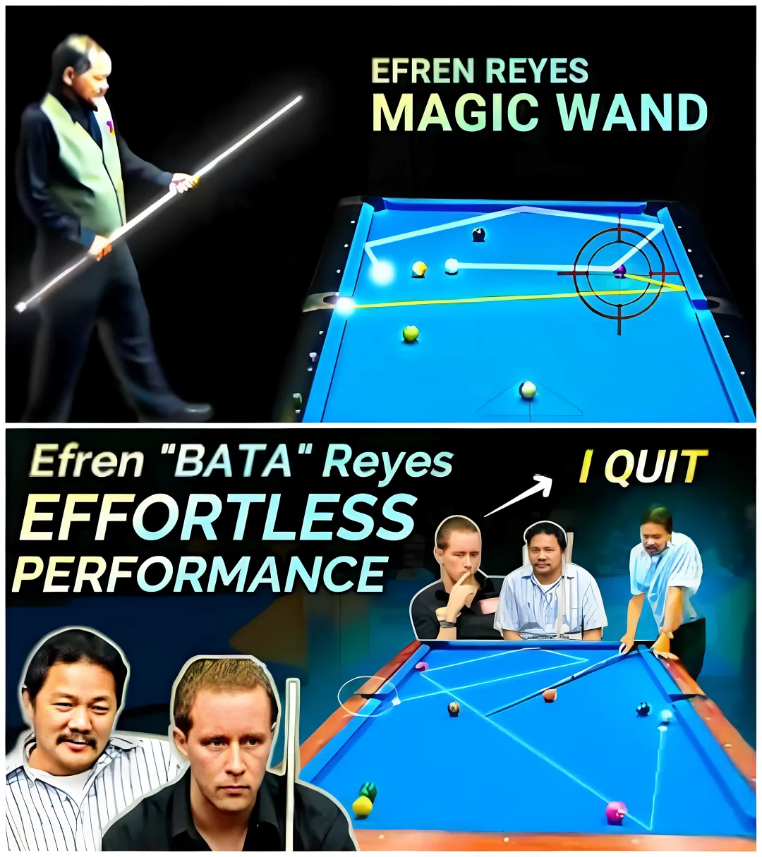 Mika Angered Efren Reyes – The Legend Decided to "End" Mika's Billiards Career, The Tragic Ending!