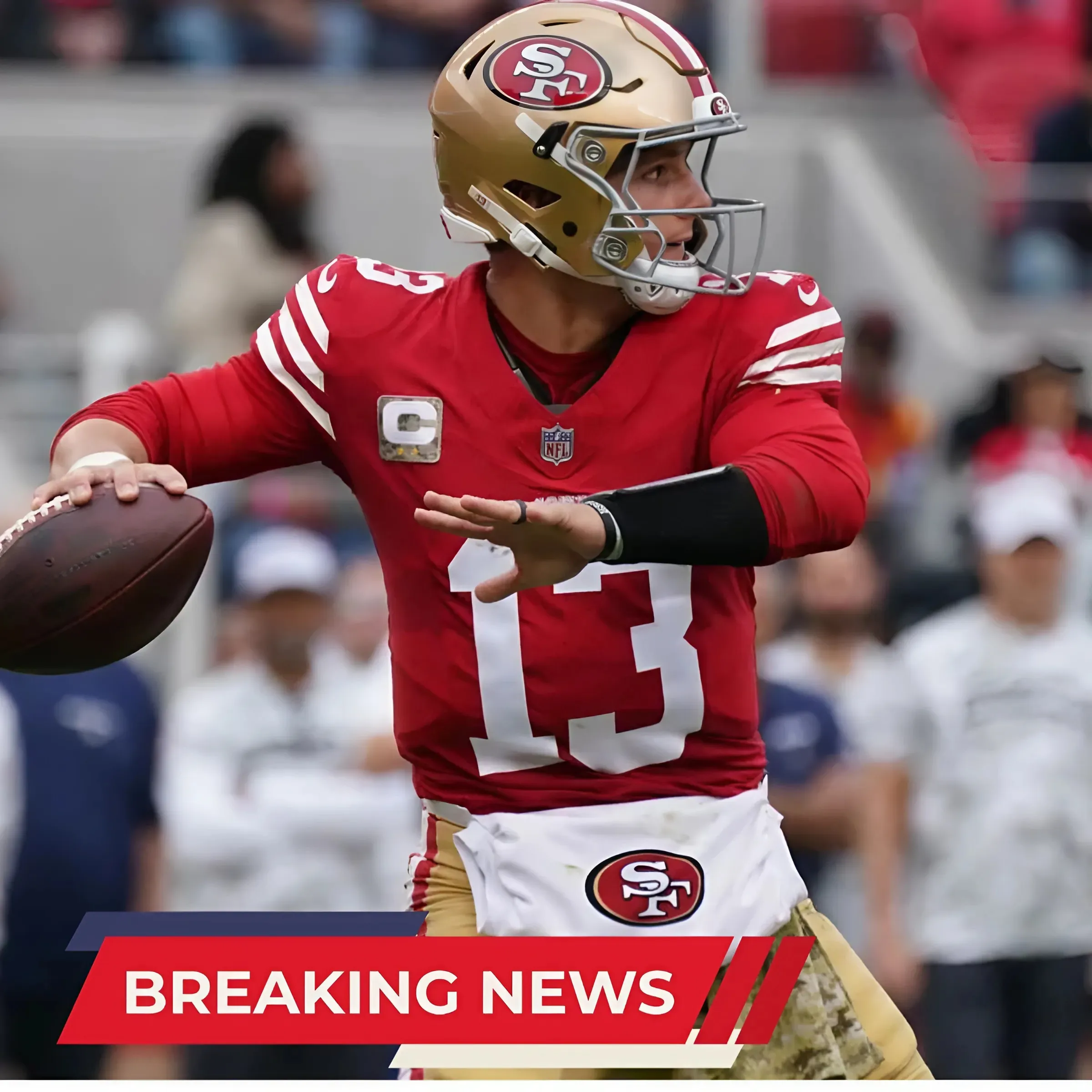 49ers QB Purdy appears to leave practice with shoulder injury