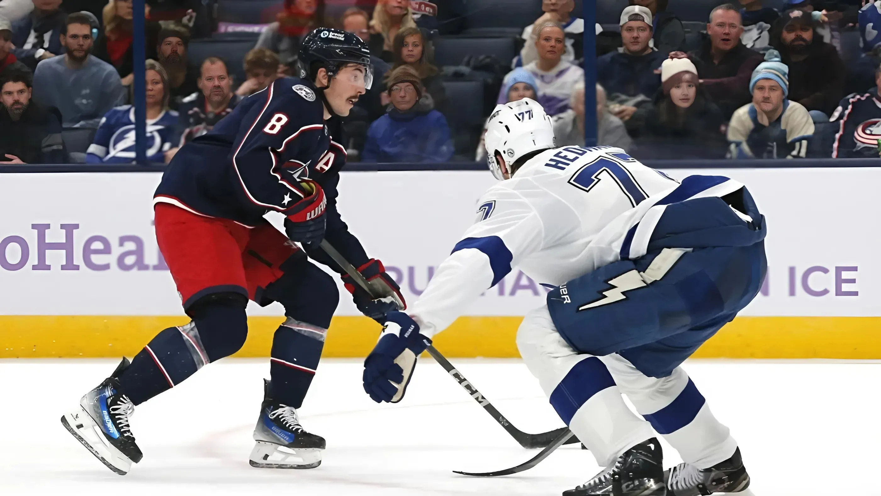 Lightning blow 3-0 lead, fall to Blue Jackets in overtime