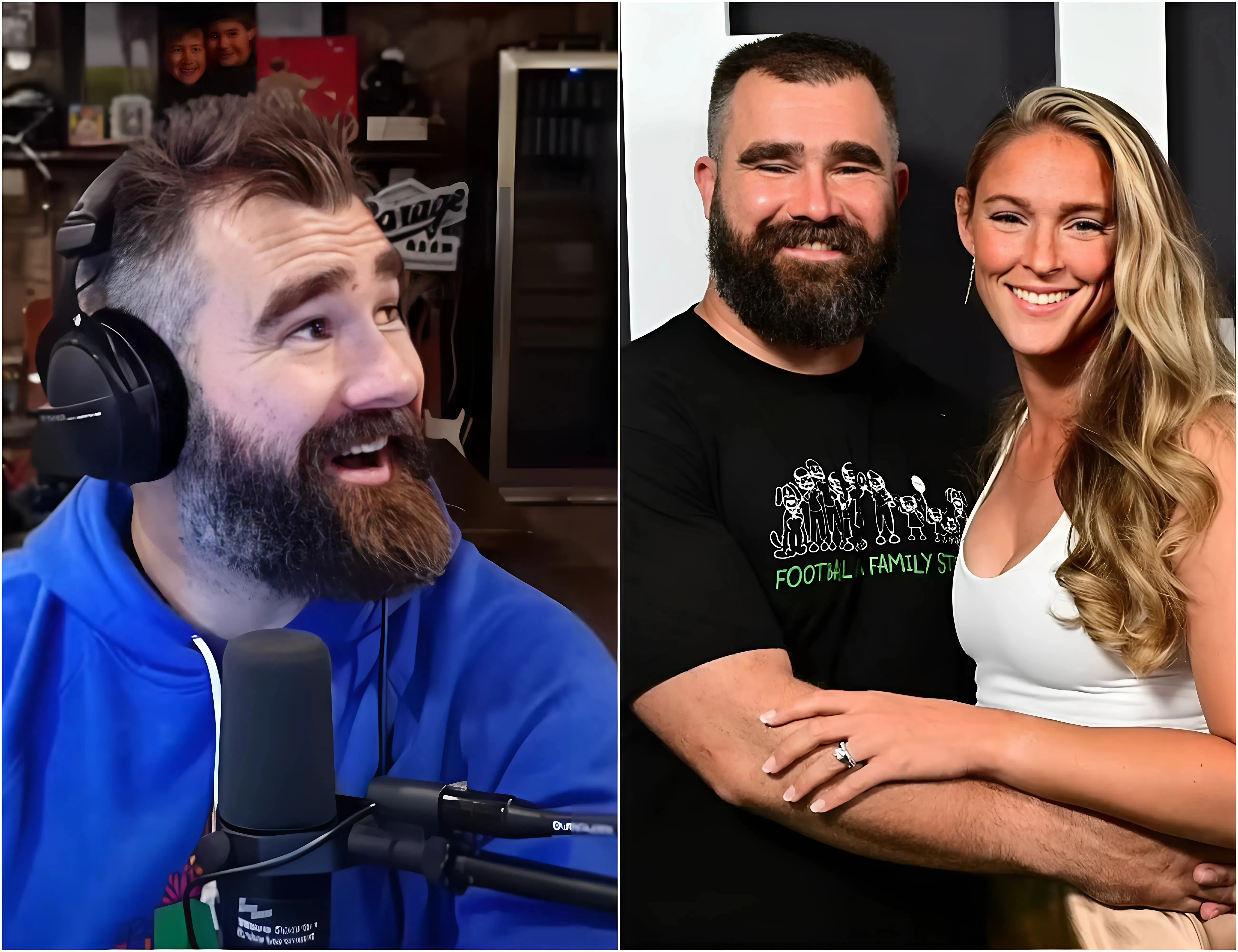 Kylie Kelce issues brutal response to Jason as he discusses her OCD with brother Travis - suong