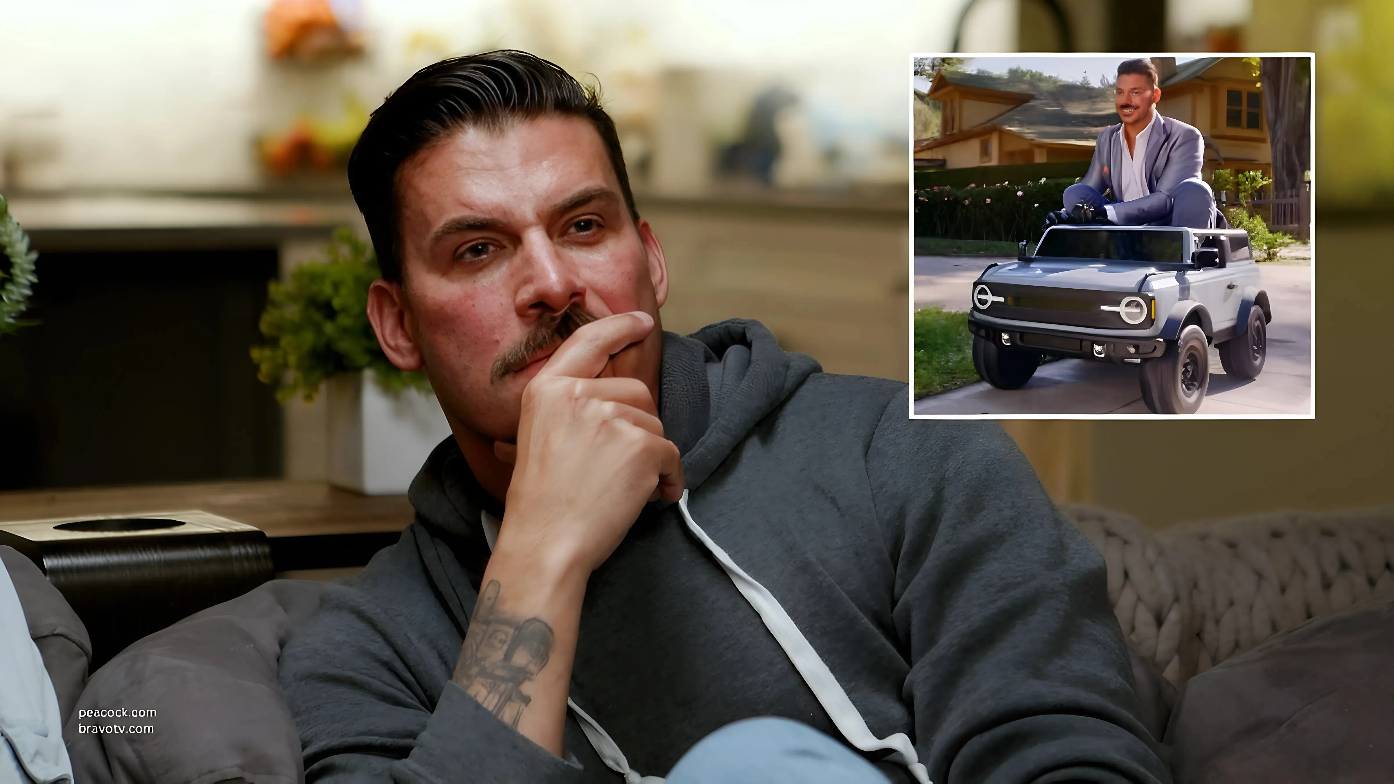 Jax Taylor Stays Tight Lipped As He Rode Off On A Motorized Scooter The Day After He Rear-Ended Another Driver