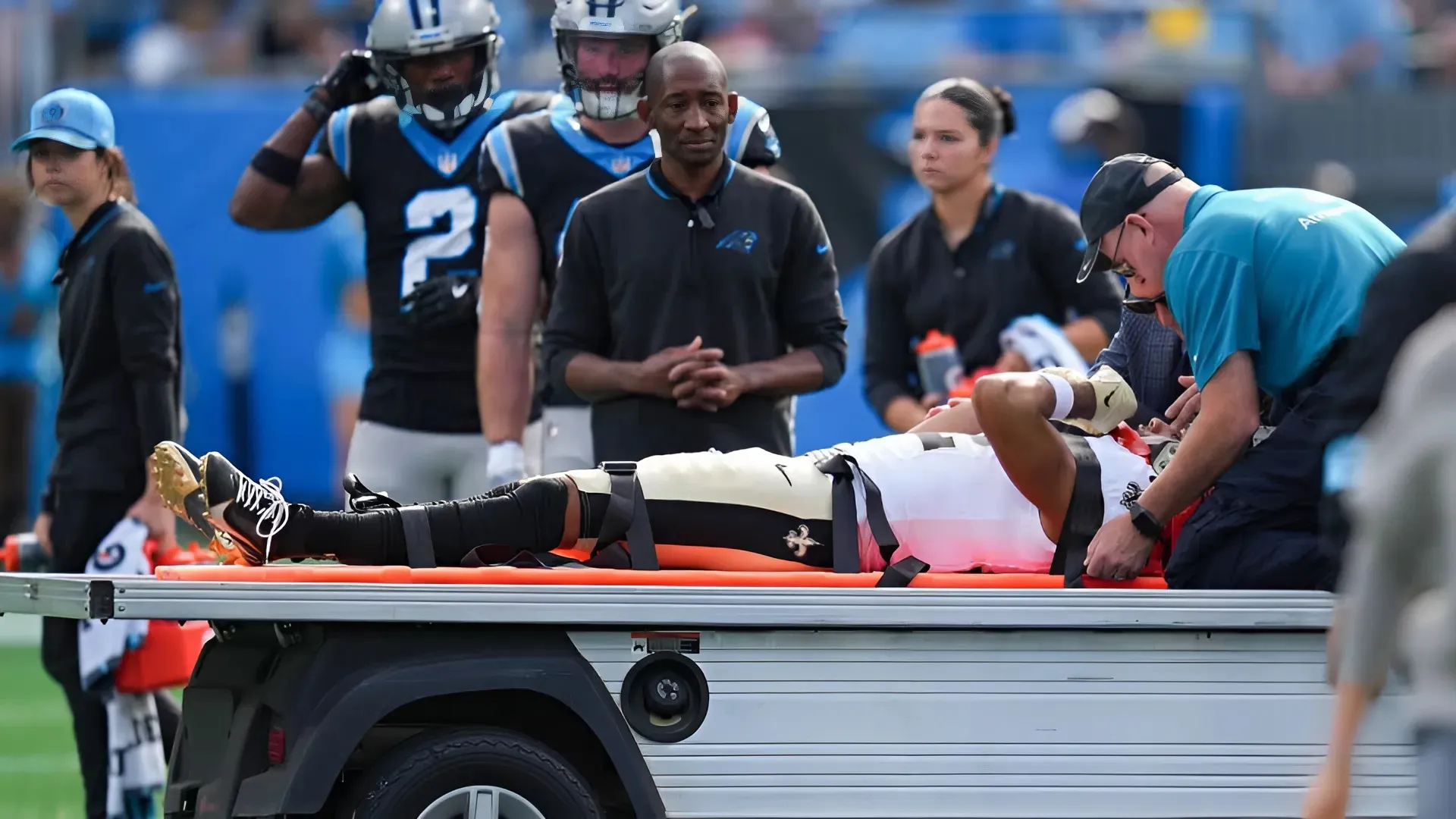 New Orleans Saints wide receiver Chris Olave released from hospital after suffering second concussion this season