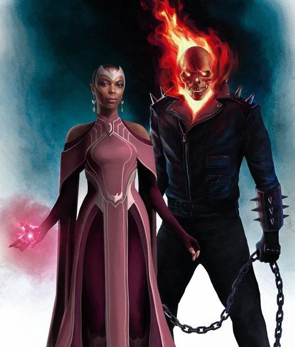 Ghost Rider Joins The MCU In Connection To An Agatha All Along Character In New Marvel Art