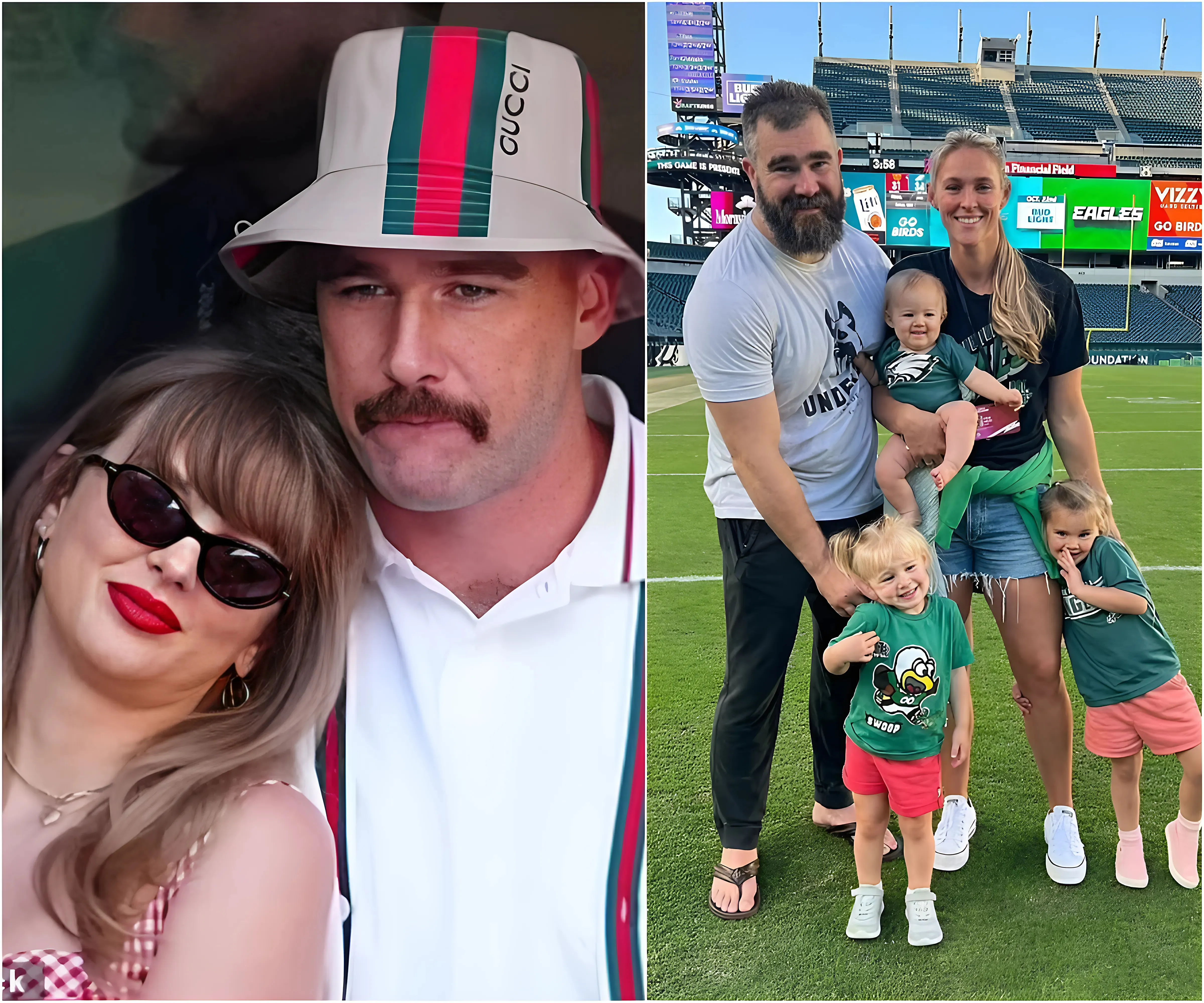 Taylor Swift Reacts To Jason Kelce and Kylie Kelce's Pregnancy Announcement - suong