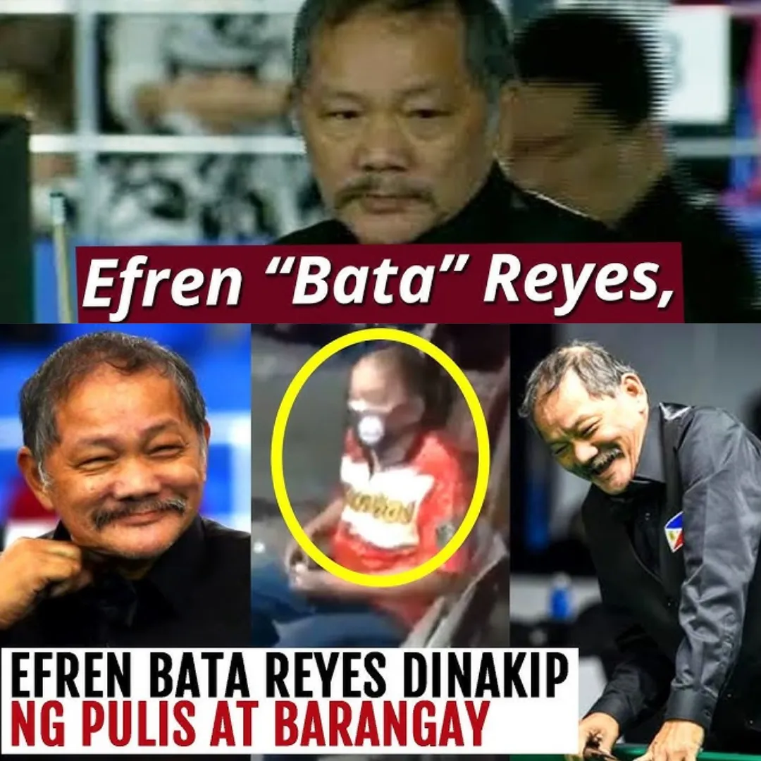 SHOCK: Billiard Champion Efren "Bata" Reyes Was Arrested by Police for Being Too Famous – What Happened?