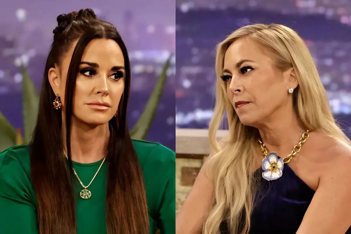 Kyle Richards Reacts to Sutton Stracke's Claim She Tried to "Hook Up" with Kevin Costner