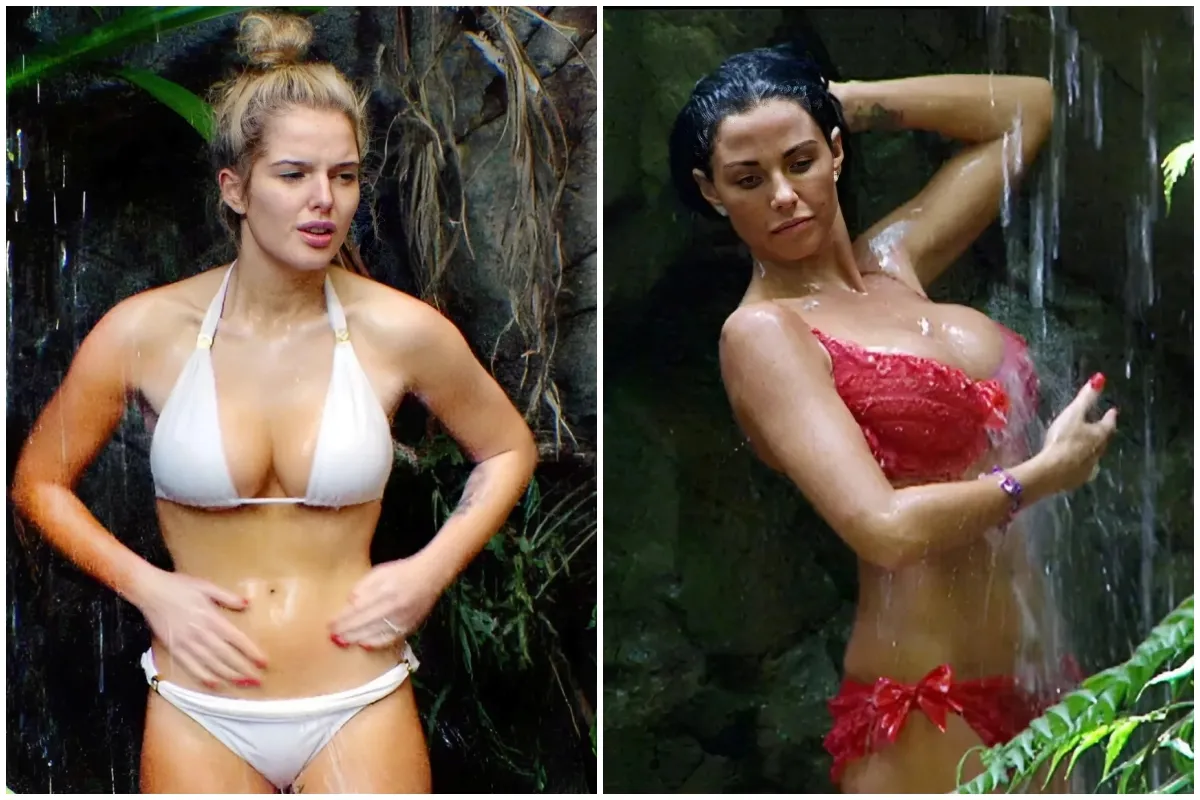 I’m A Celeb’s most sizzling shower scenes as ITV boss admits they’re facing axe – from Helen Flanagan to Myleene Klass ngocc