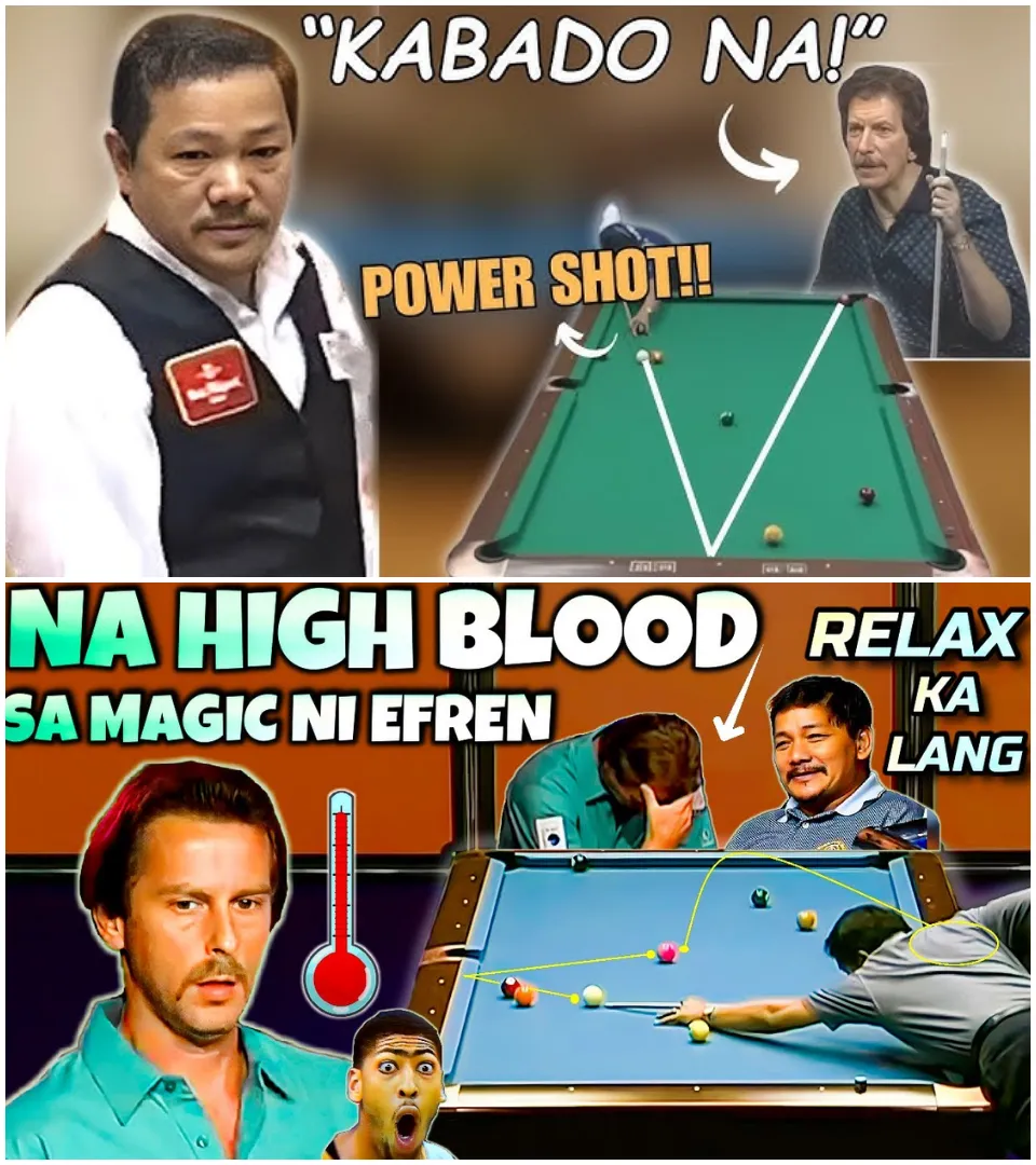 Americans are crying about Efren Reyes' "miraculous" shots - So amazing!