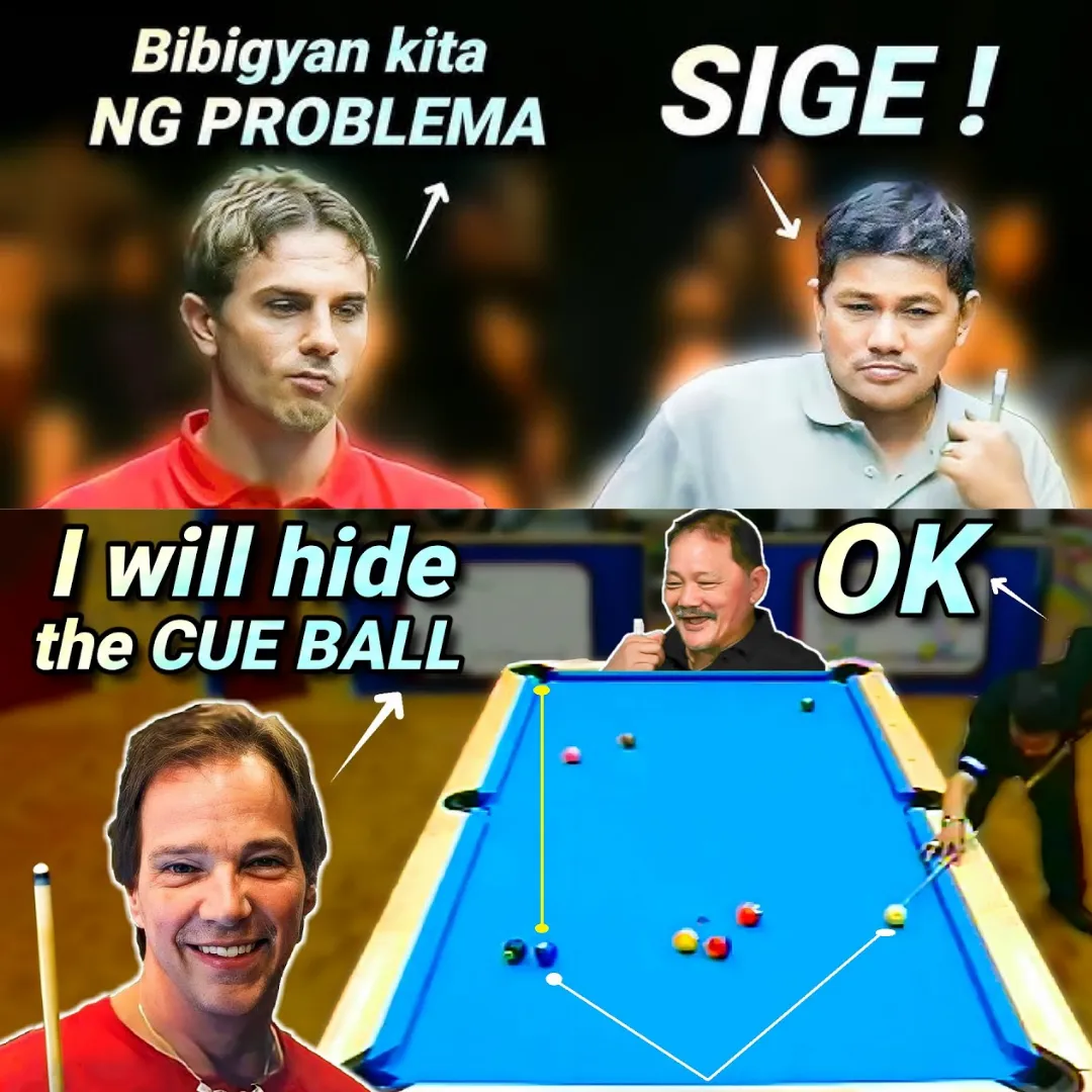 American Billiards Player "Goes Crazy" Before Efren Reyes' Magic Shots!