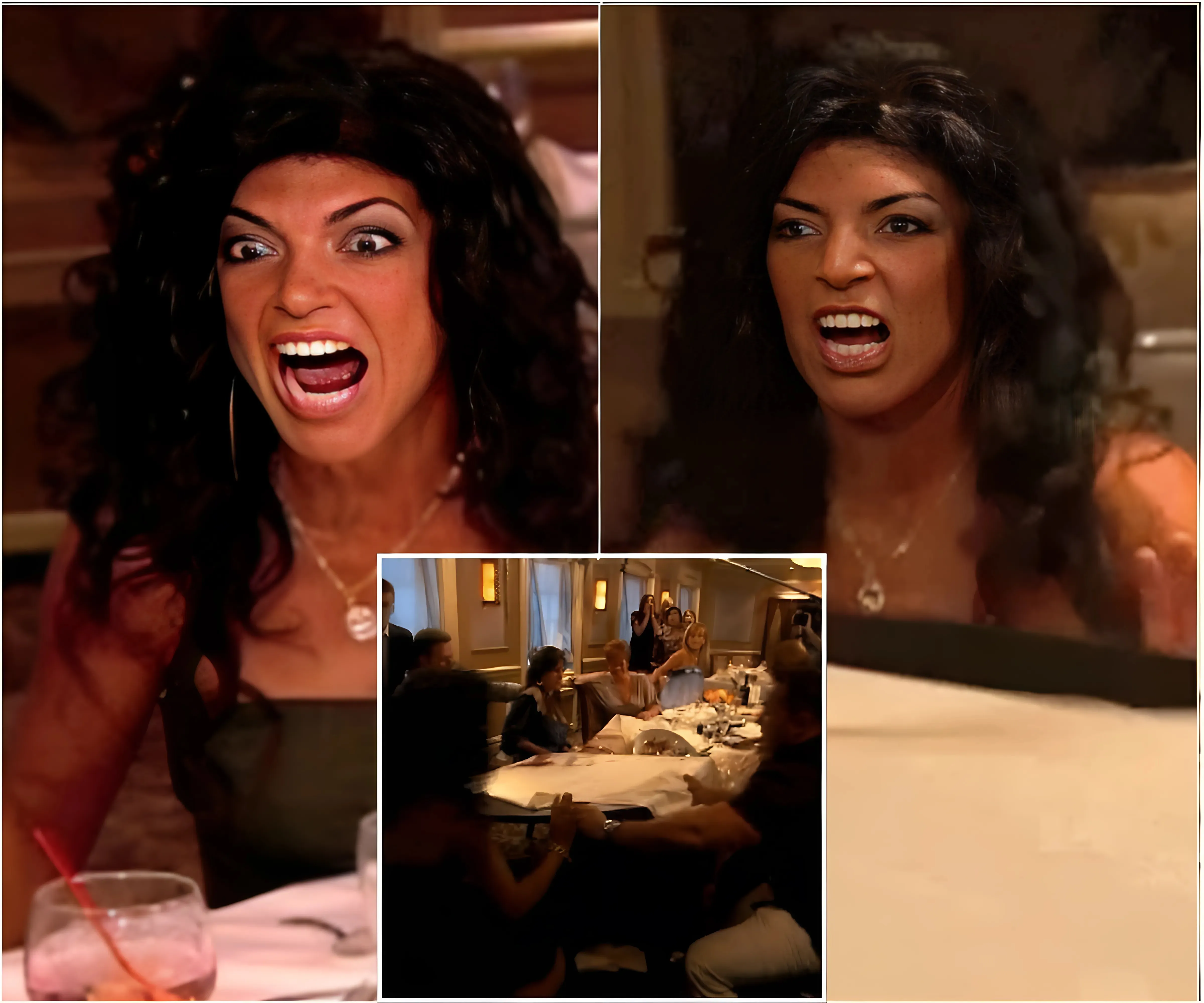 Teresa Giudice Furious: Flips Chairs and Demands $500,000 Compensation After Being Insulted About Her 'Hot Dog' Lips at a Luxury Restaurant, Causing Chaos! - suong