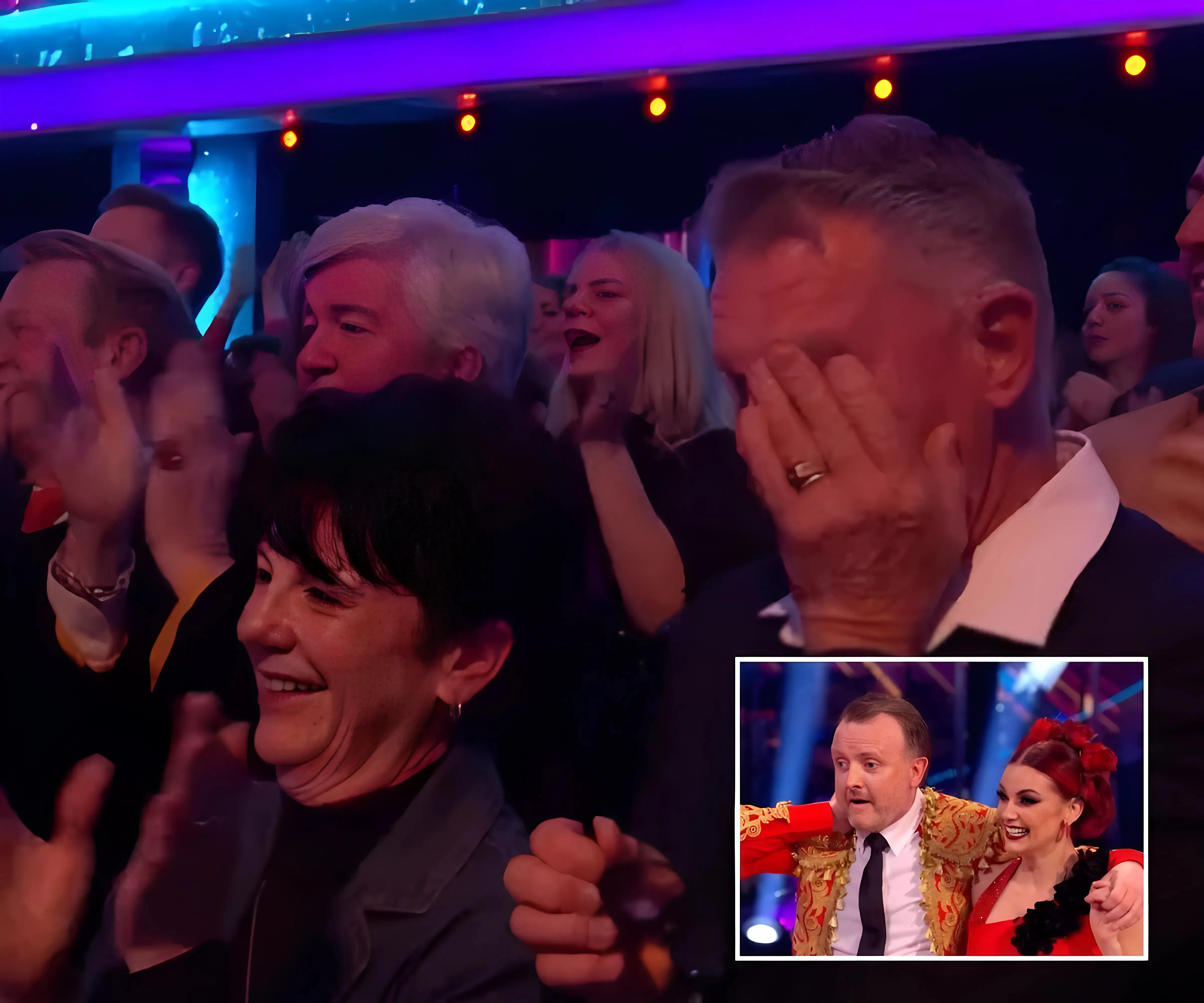 Strictly fans left sobbing as pro Dianne Buswell’s proud dad is seen crying in the audience during performance - suong