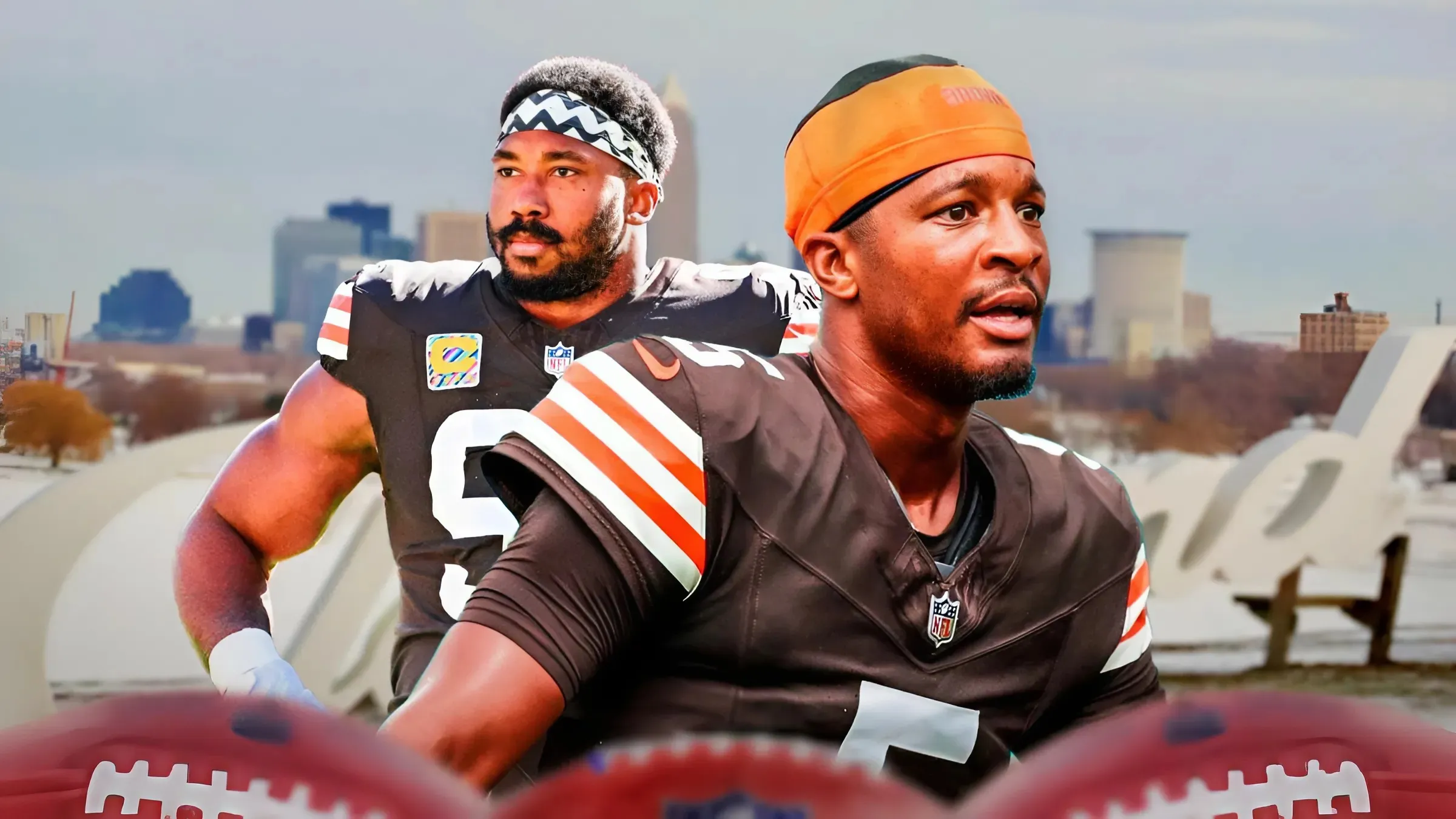 Myles Garrett reveals Jameis Winston's message to Browns after costly fumble