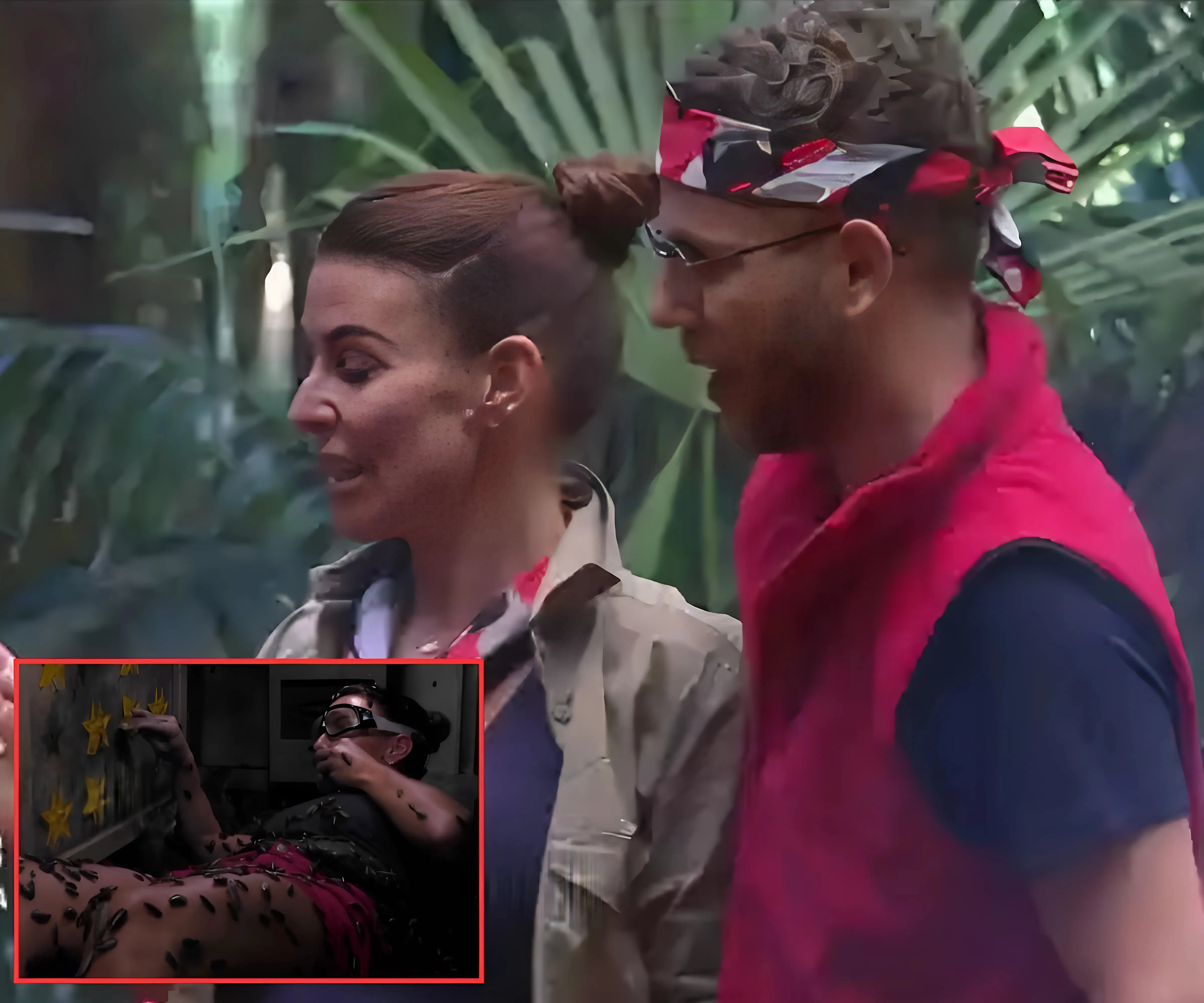 Watch moment Coleen Rooney pulls cockroach out of her mouth in her first brutal I’m A Celeb bushtucker trial - suong