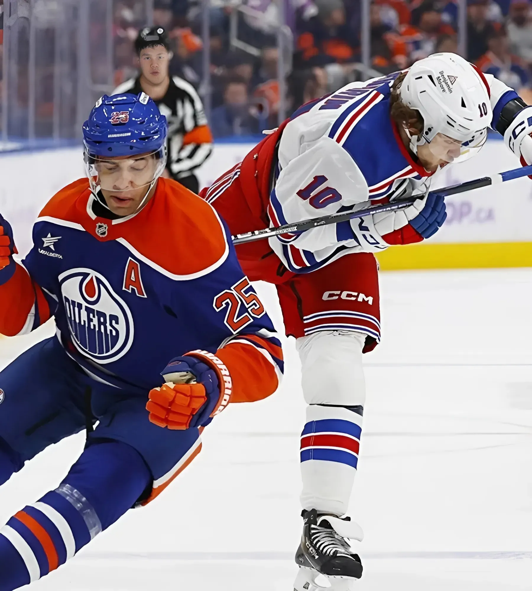 Connor McDavid, Oilers rough up Rangers